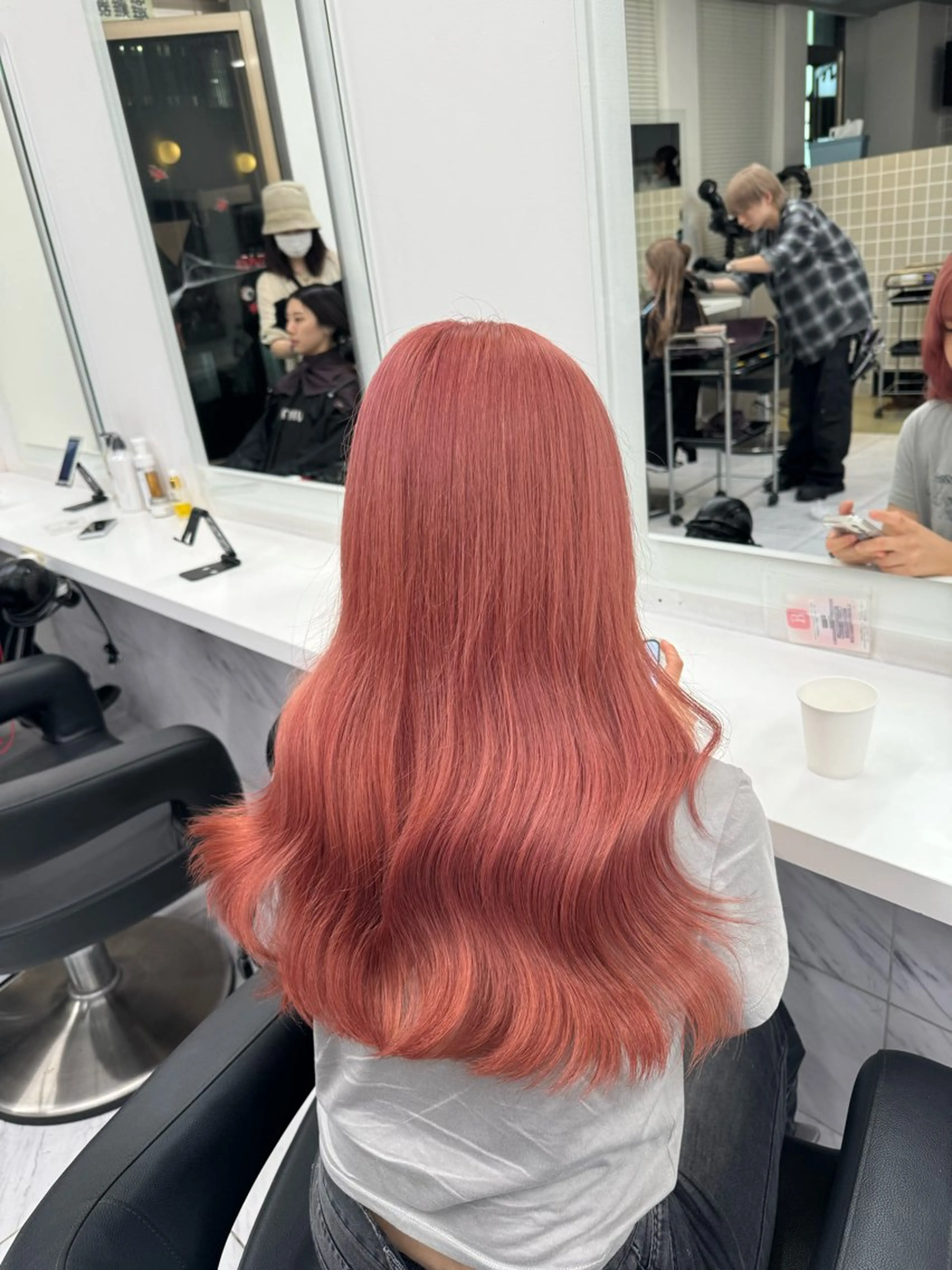 ロング カラー パーマ ヘアアレンジ メンズ キッズ 韓国系🇰🇷🩶 艶暗髪/MEIのヘアスタイル