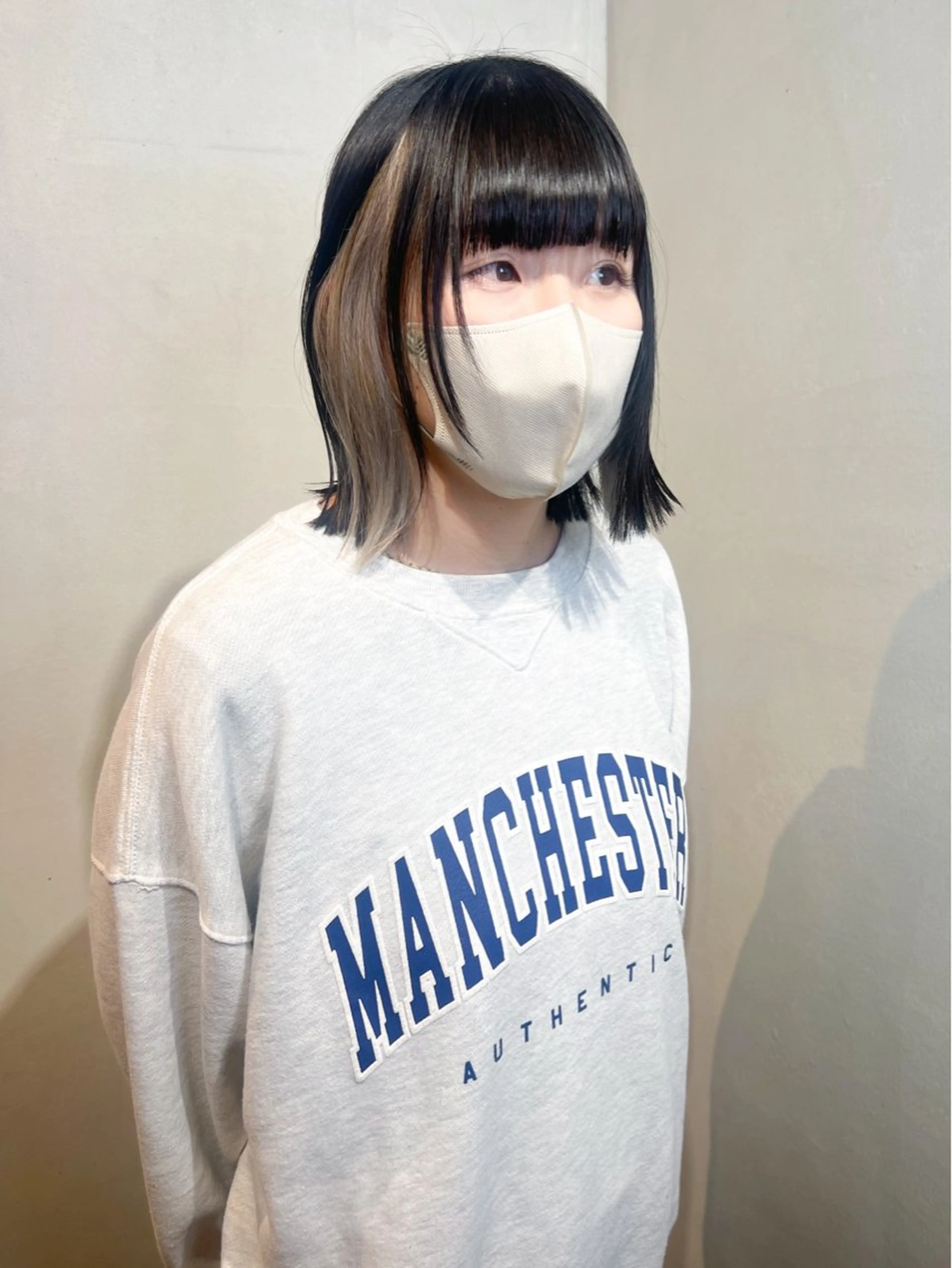 ショート カラー ヘアカラー Aya/四条烏丸/ インナーカラーのヘアスタイル