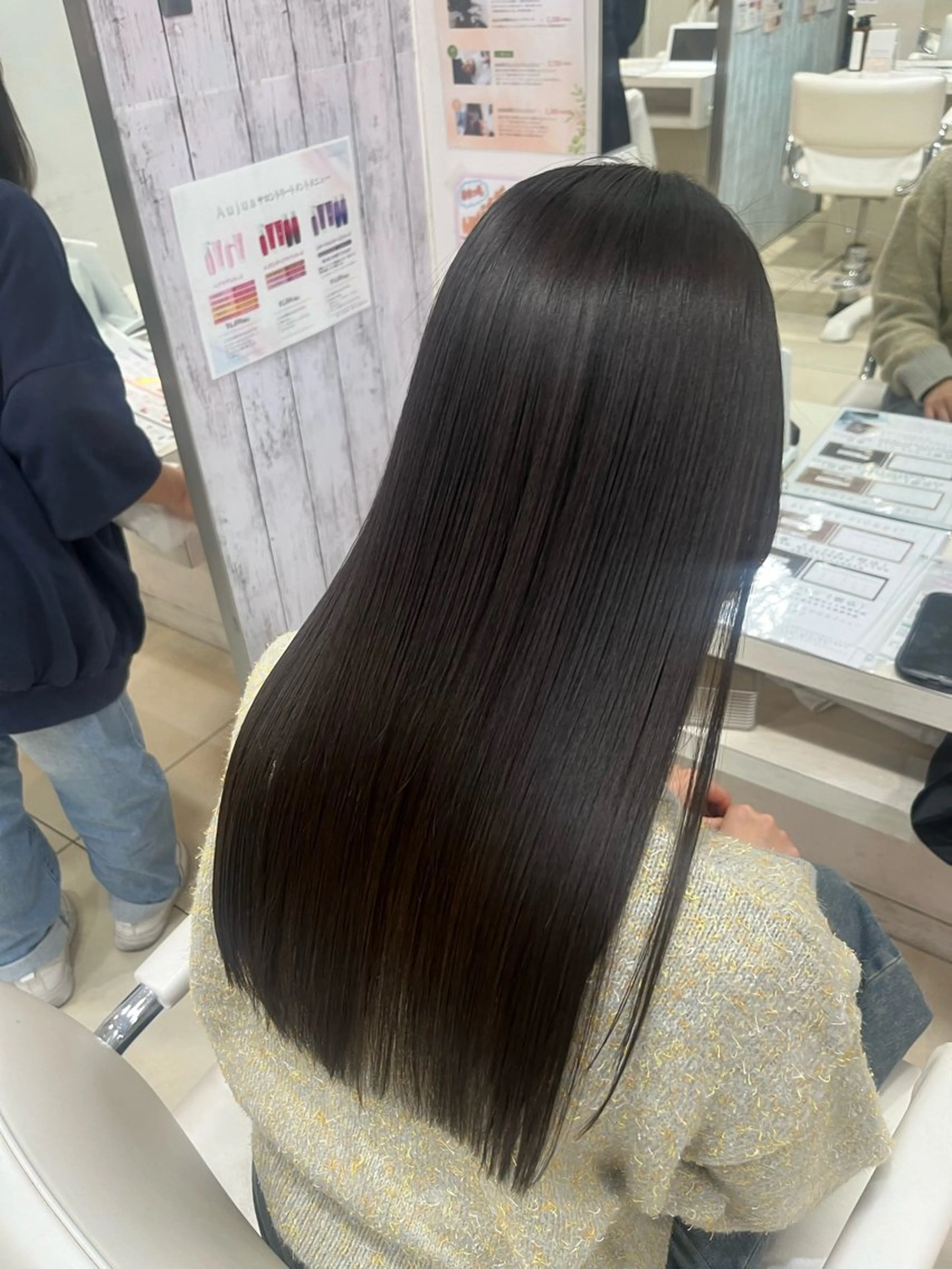 ロング カラー 髪質改善 ヘアカラー トリートメント 🤎ベージュカラー/ 髪質改善/山岸🤎のヘアスタイル