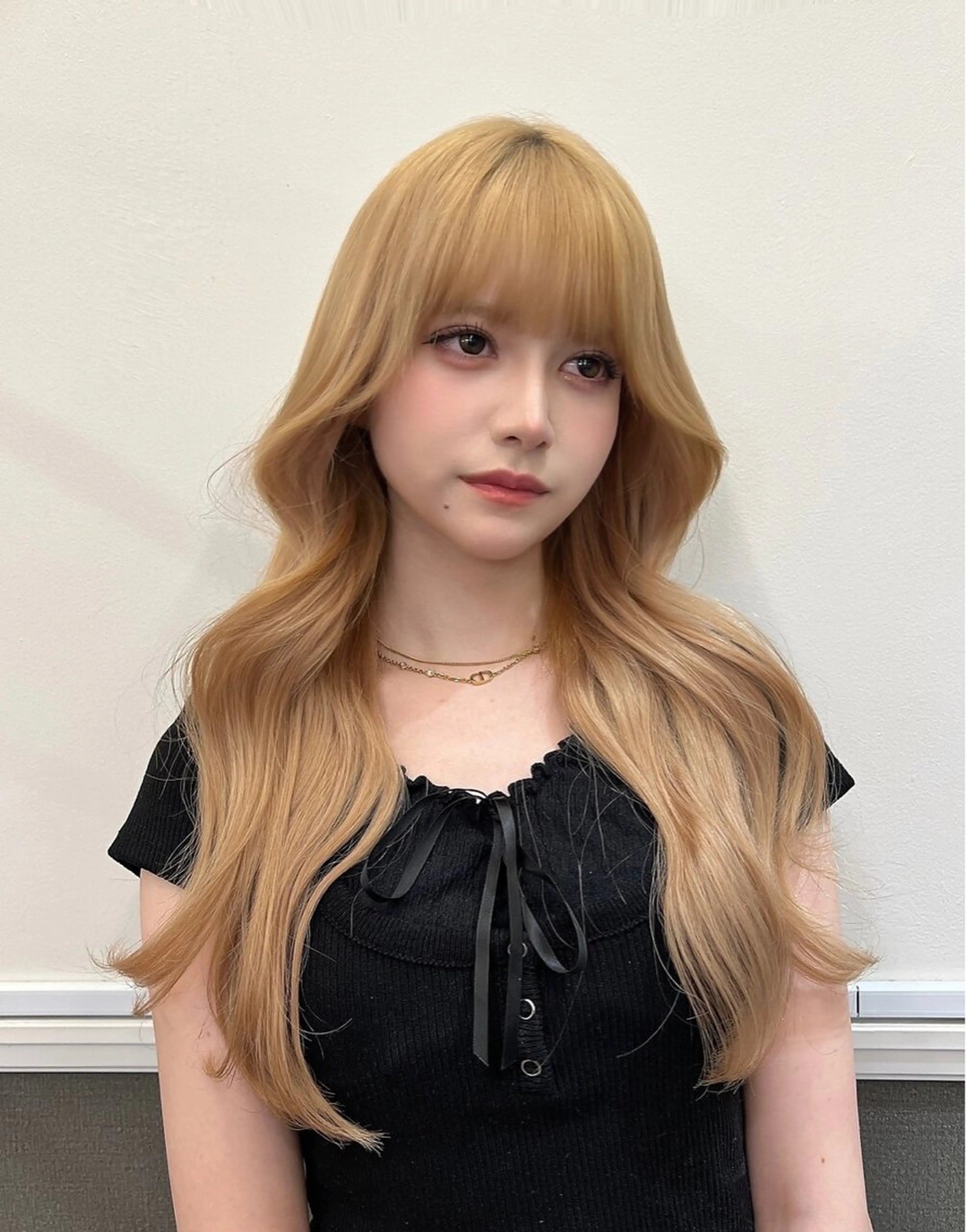 ロング シールエクステ ボブ エクステ ロング 吉村 憂々のヘアスタイル