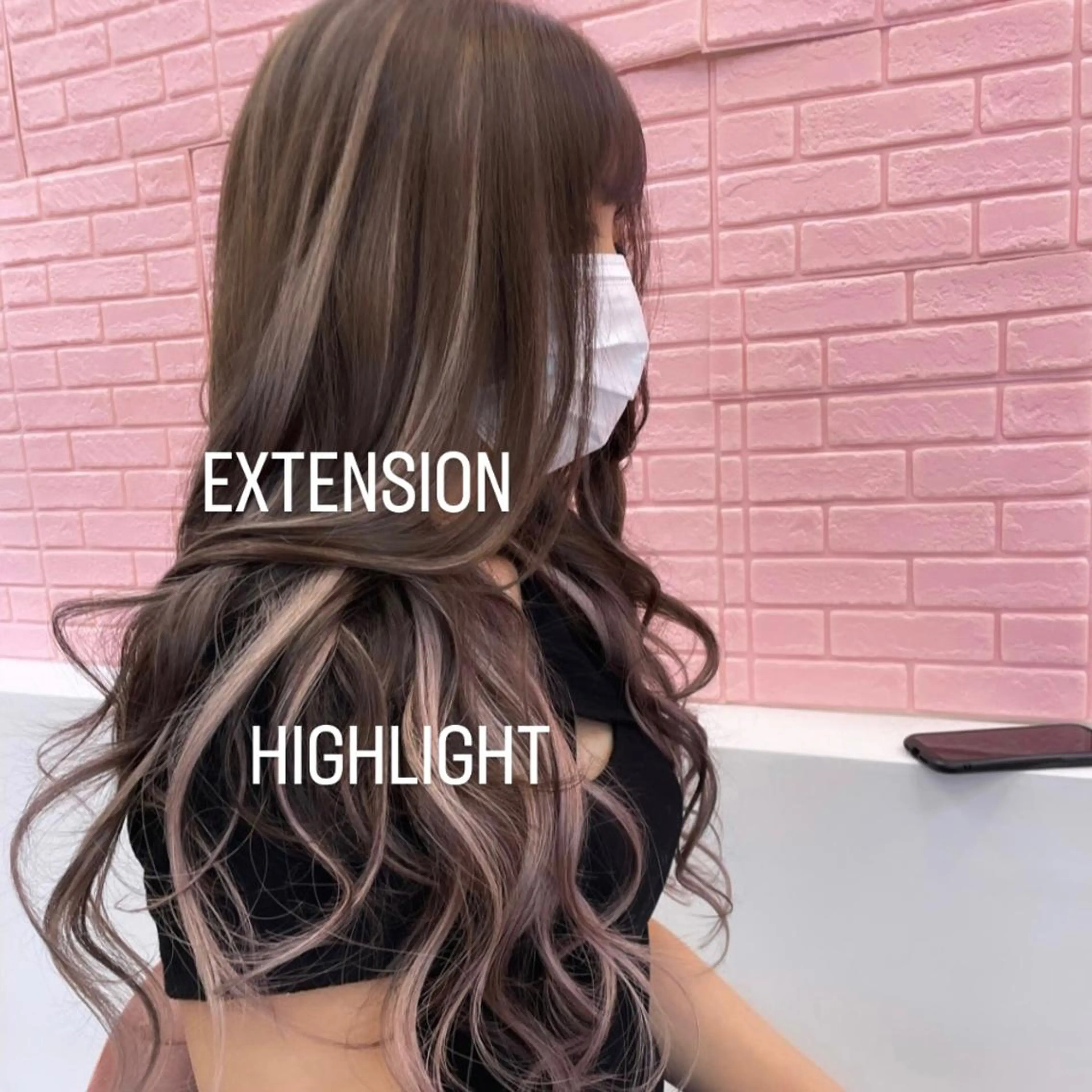 ロング カラー ヘアカラー エクステ エクステ🩵ブリーチ 韓国ヘア🩵KAEのヘアスタイル