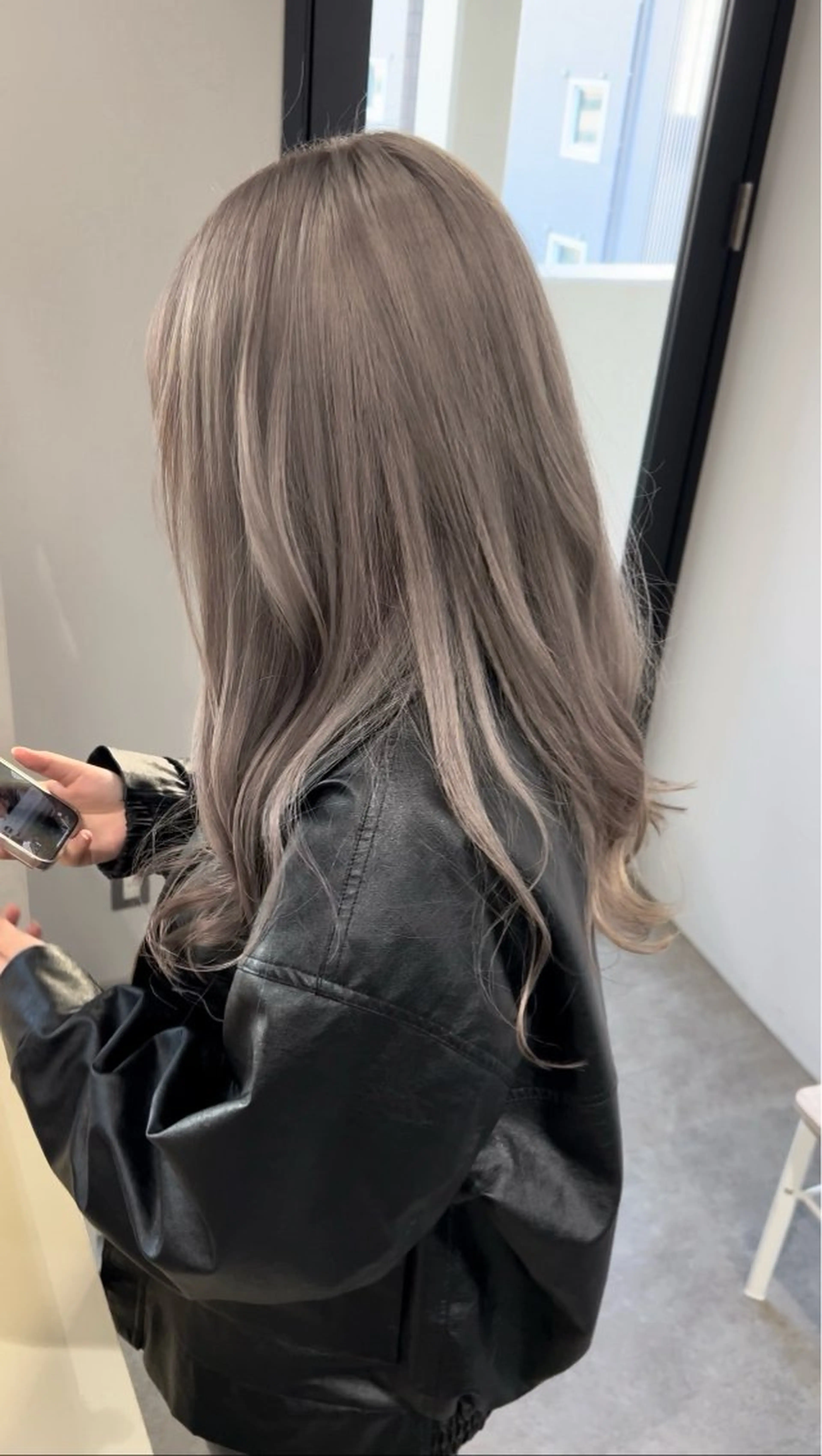 ロング カラー ブリーチ バレイヤージュ /ハイライト/もときのヘアスタイル