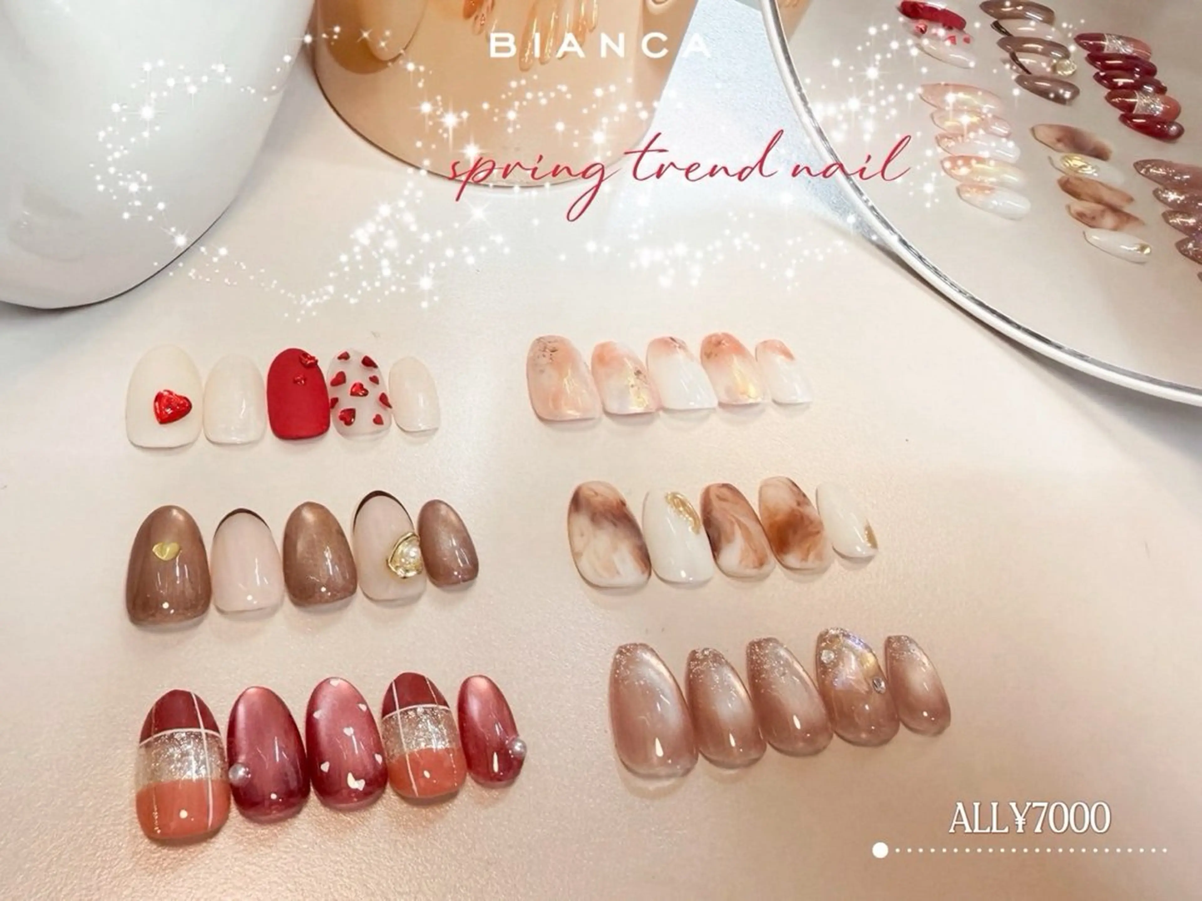 ネイル ハンドネイル Bianca大宮店 上野のネイルデザイン