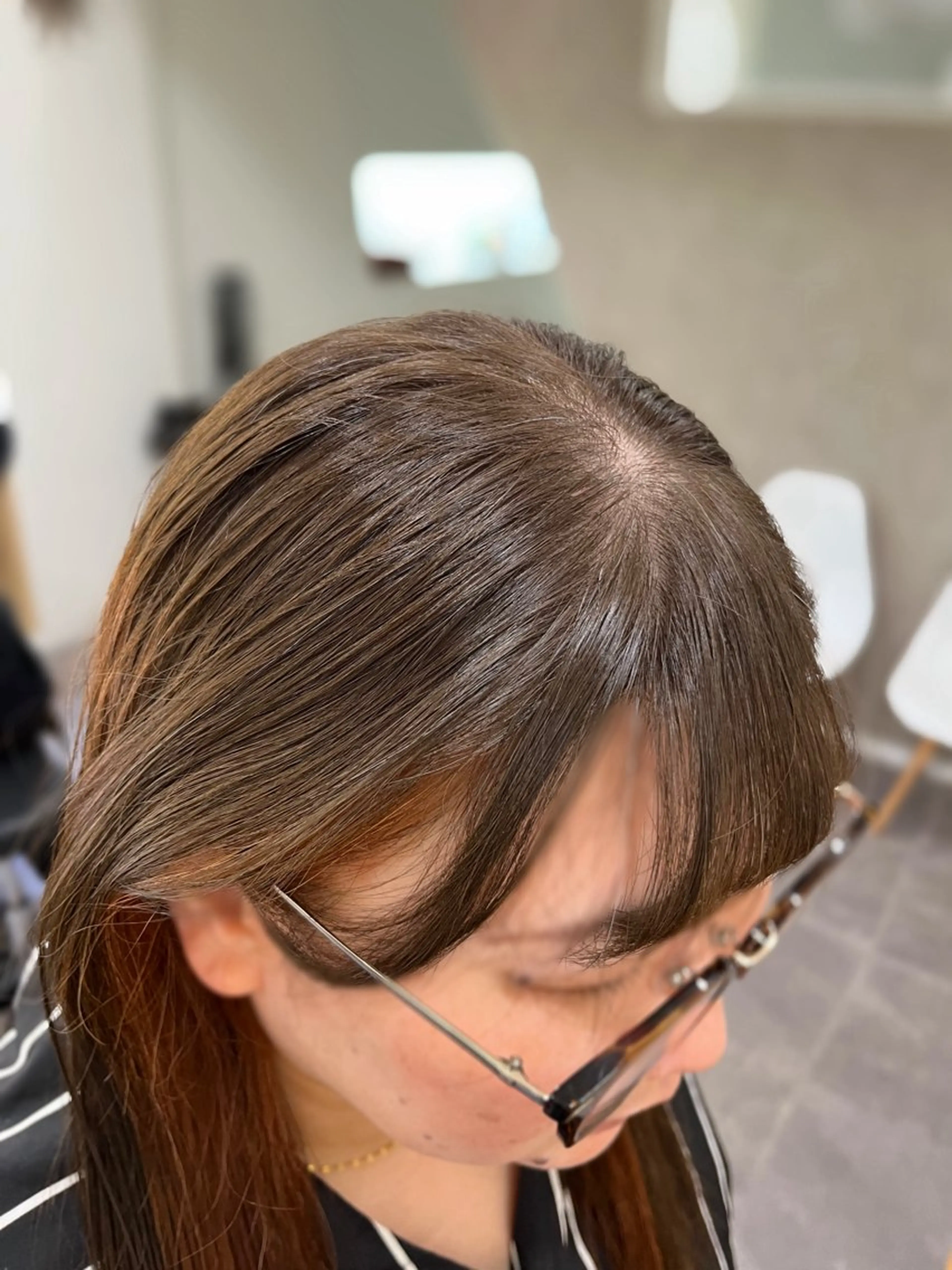 ロング カラー ベージュカラー 透明感カラー オリーブベージュ ヘアカラー トリートメント kakko所属・(kakko) ayumiのヘアスタイル