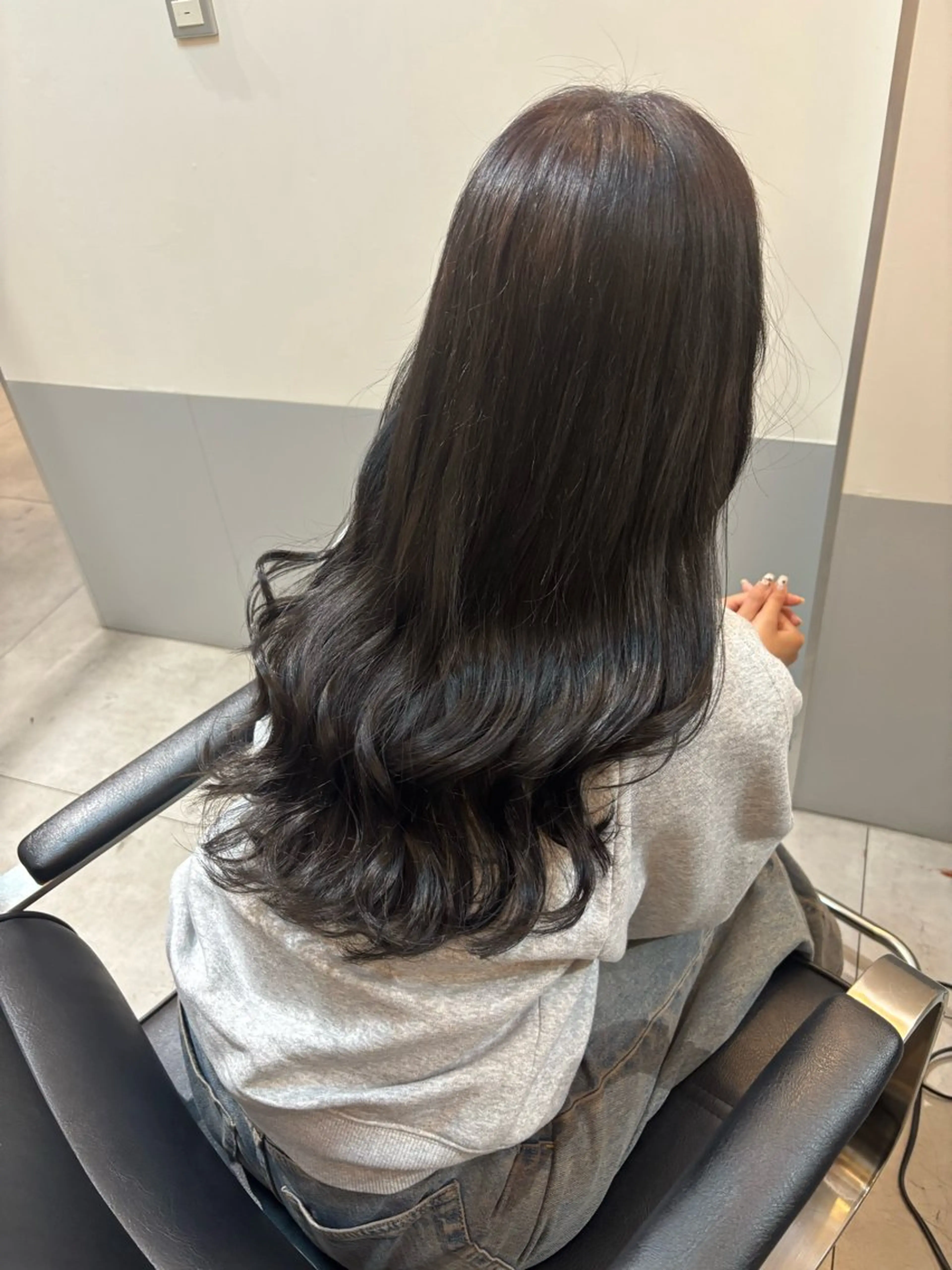 ロング カラー ヘアカラー トリートメント ✨津田佐功/兵庫三宮 /カラー/縮毛矯正✨のヘアスタイル