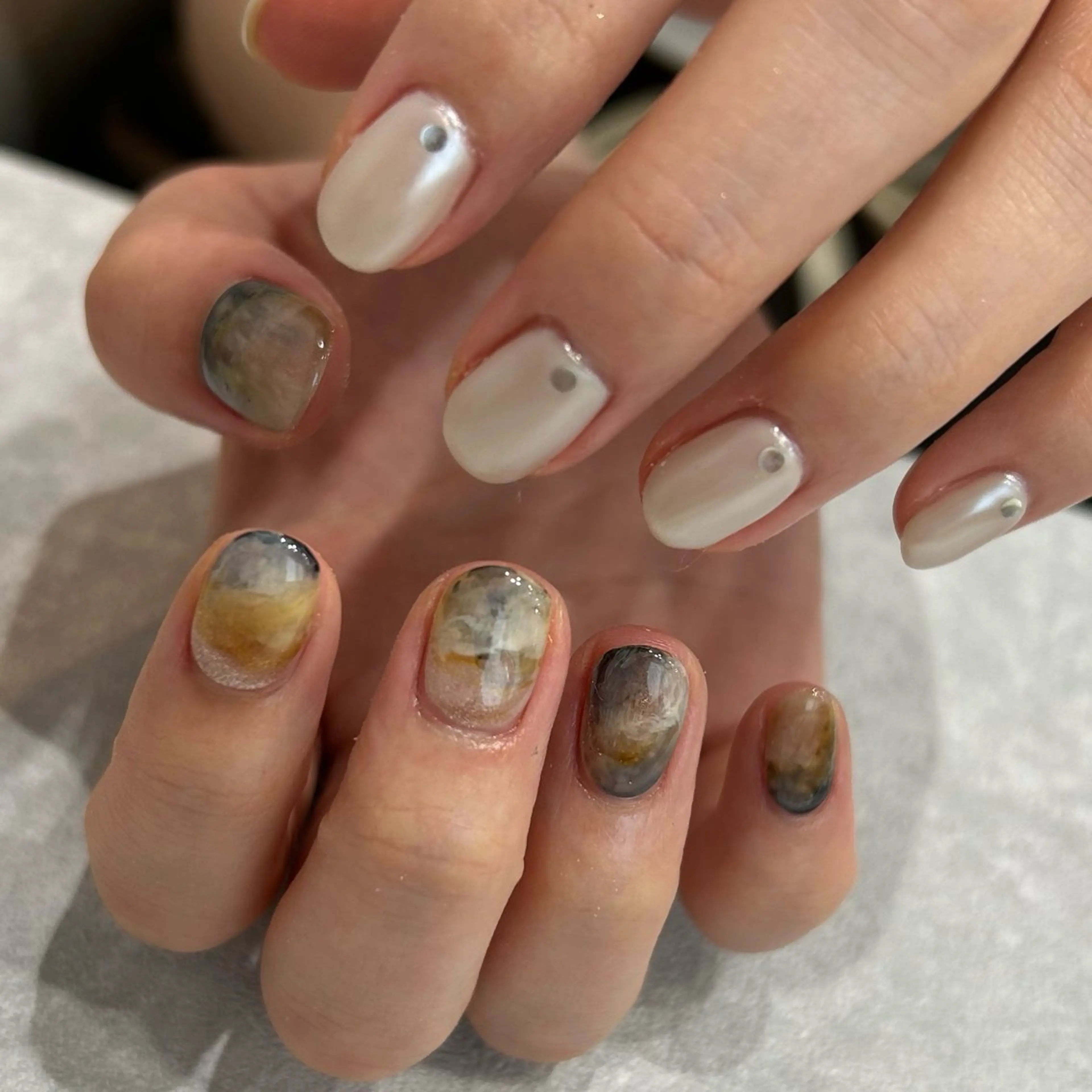 ショート ハンドネイル ｵｵﾀｹ ﾚｲﾅのネイルデザイン