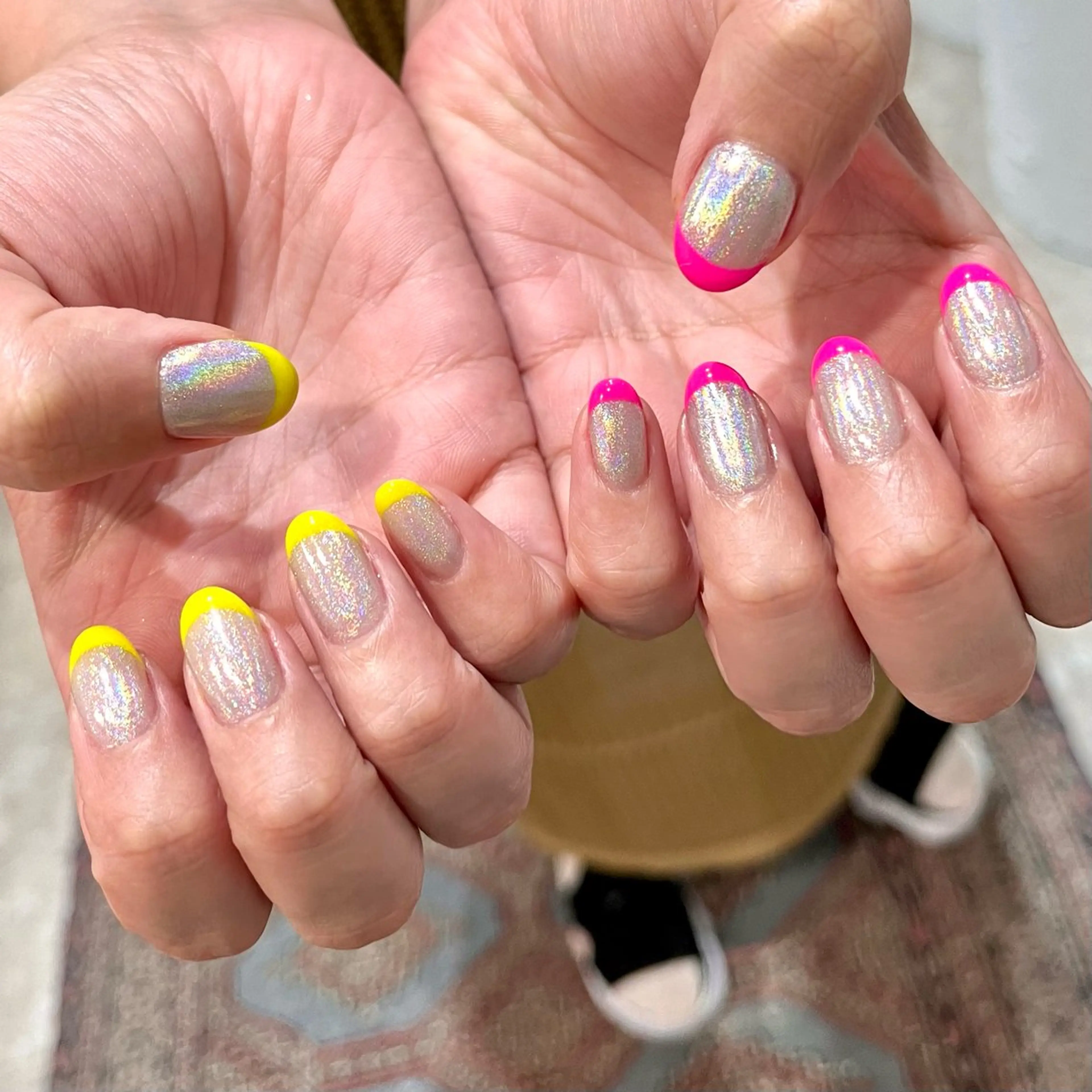 ネイル 0203ムニムサン 💙Honokaのネイルデザイン