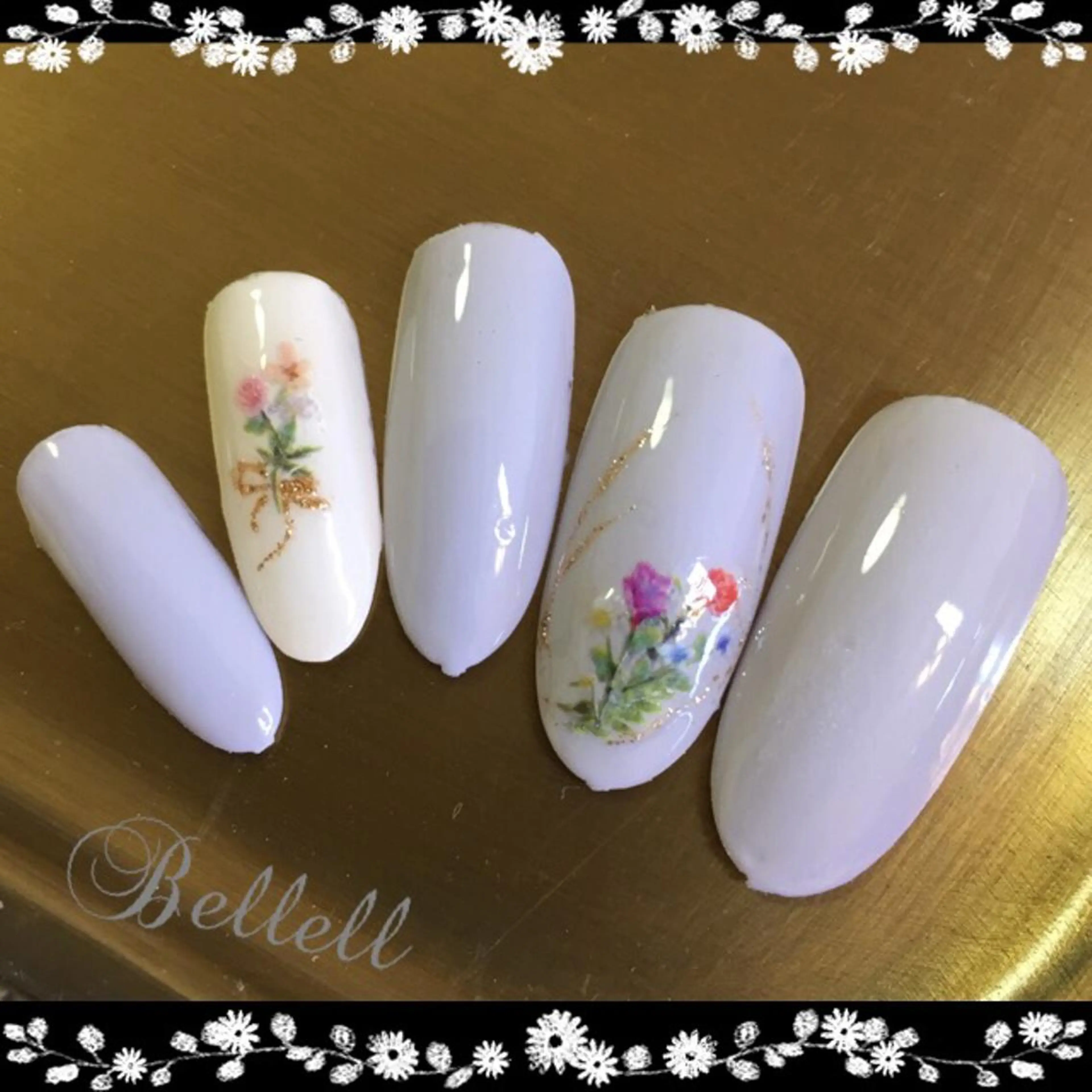 ネイル フラワーネイル 青木 綾子のネイルデザイン