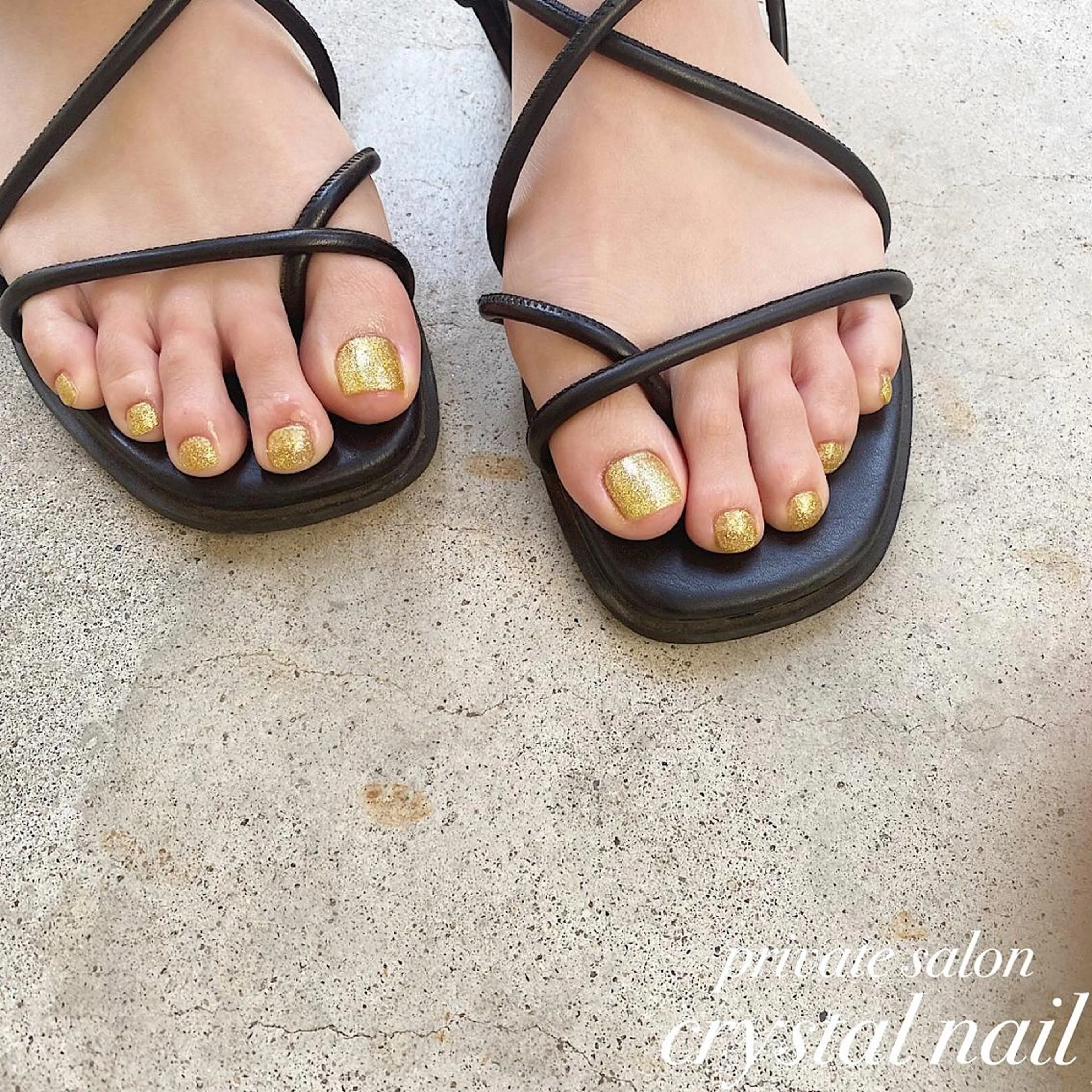 ネイル フットネイル フットネイル Crystal Nailのネイルデザイン