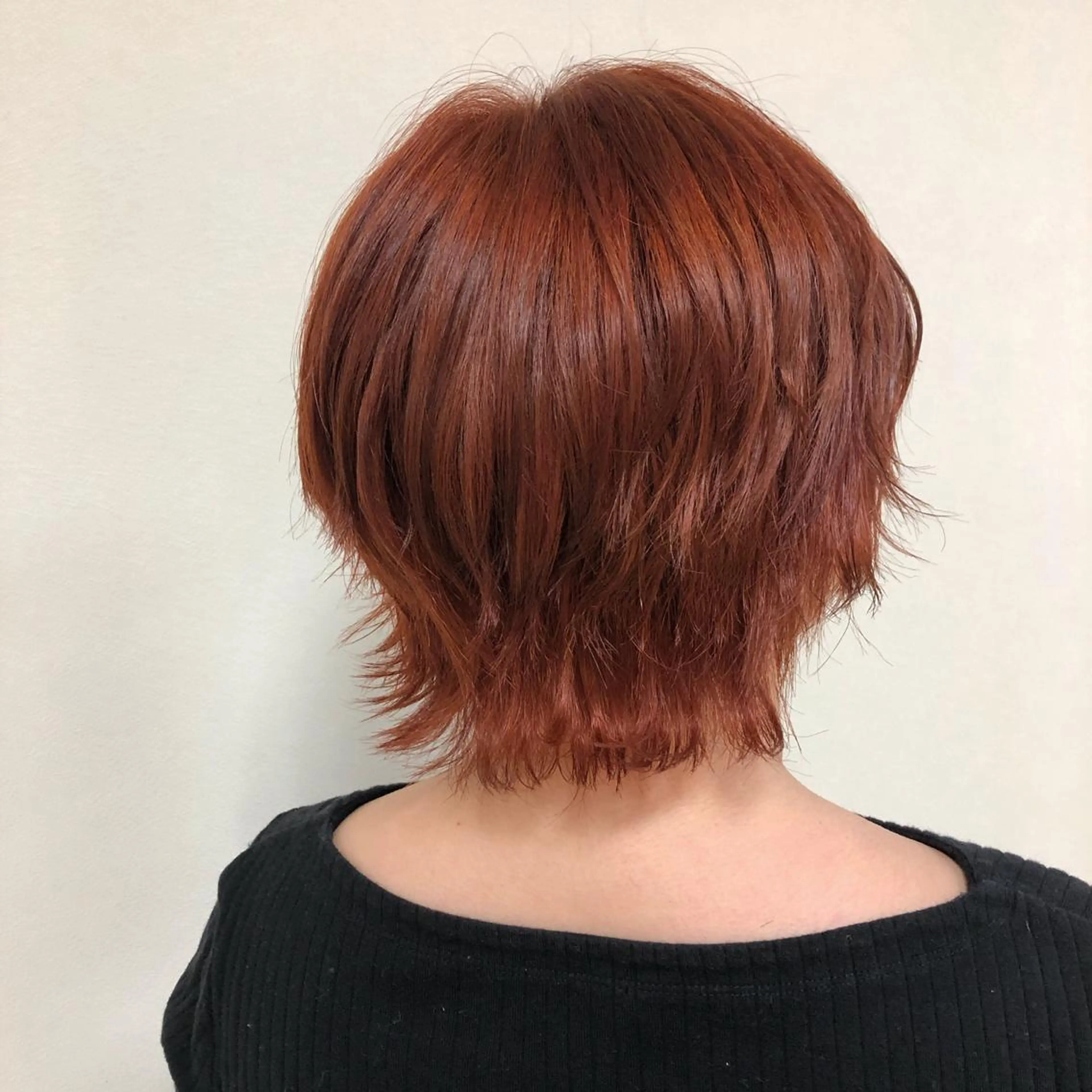 ショート カラー ヘアアレンジ ハイトーンカラー オレンジ enurk店 🍋 M I K U  *のその他イメージ