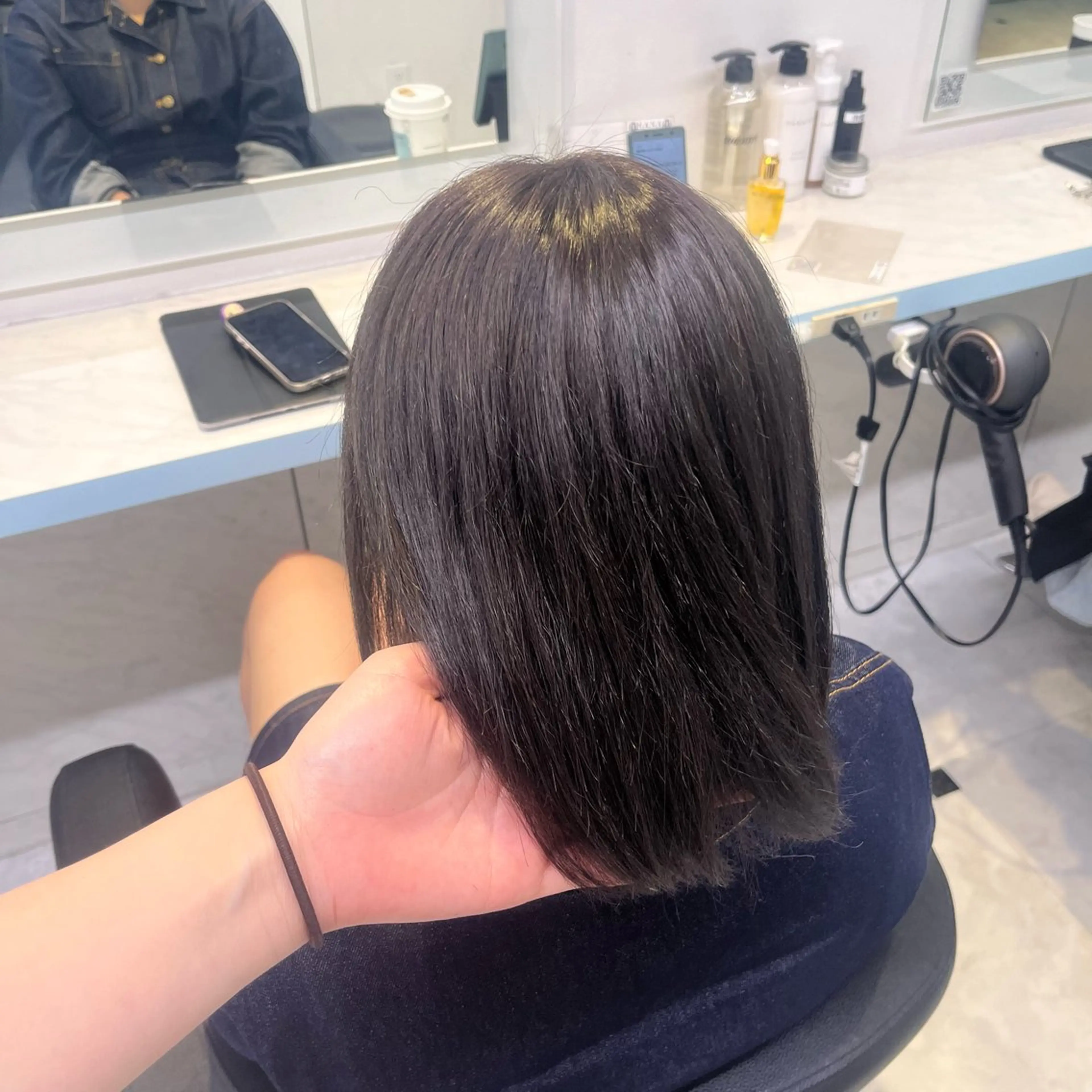 ショート ヘアカラー トリートメント ヘアセット NANA💓韓国ヘア /レイヤー/暖色💓のヘアスタイル