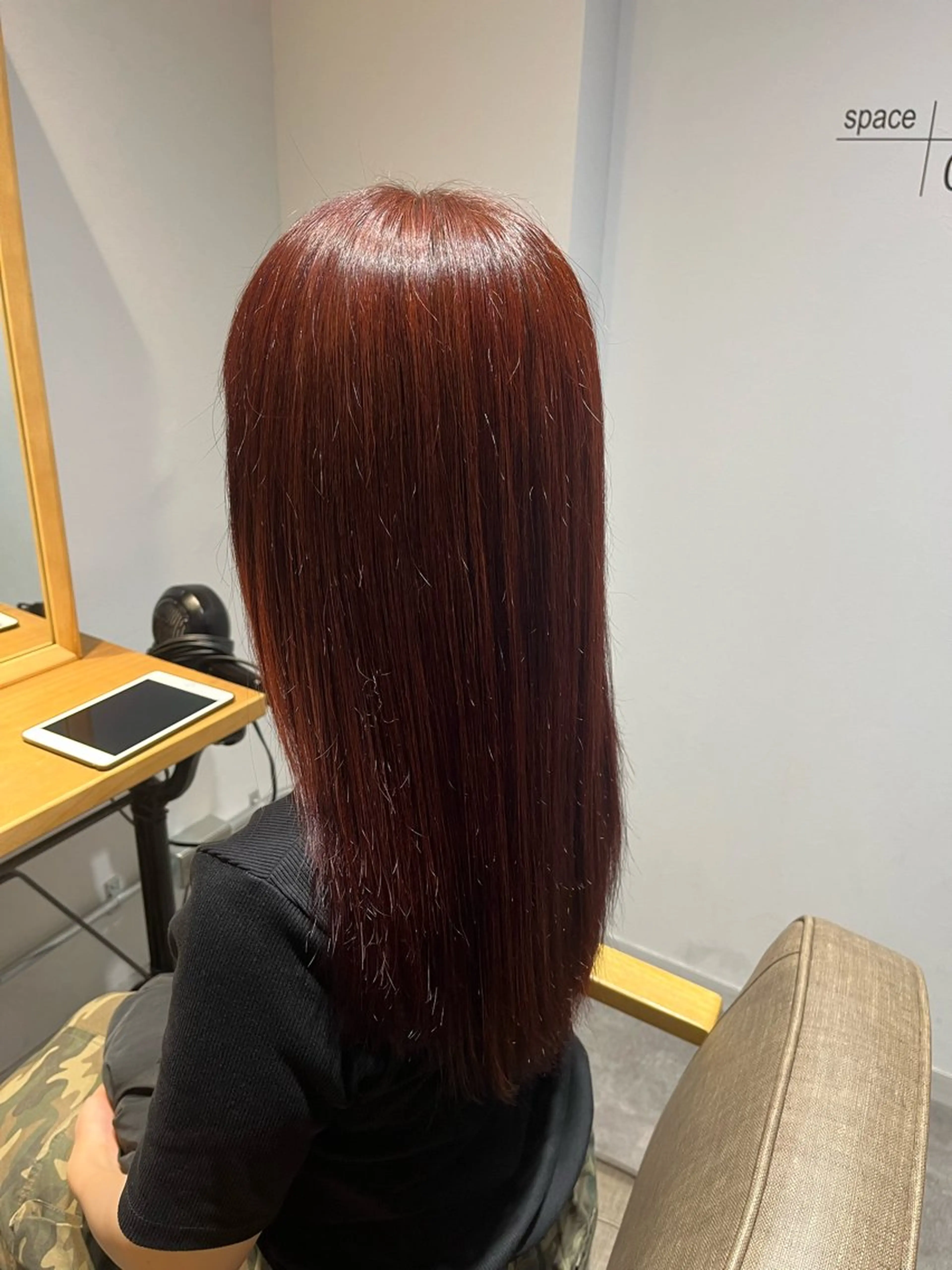 ロング 佐々木 梨乃のヘアスタイル