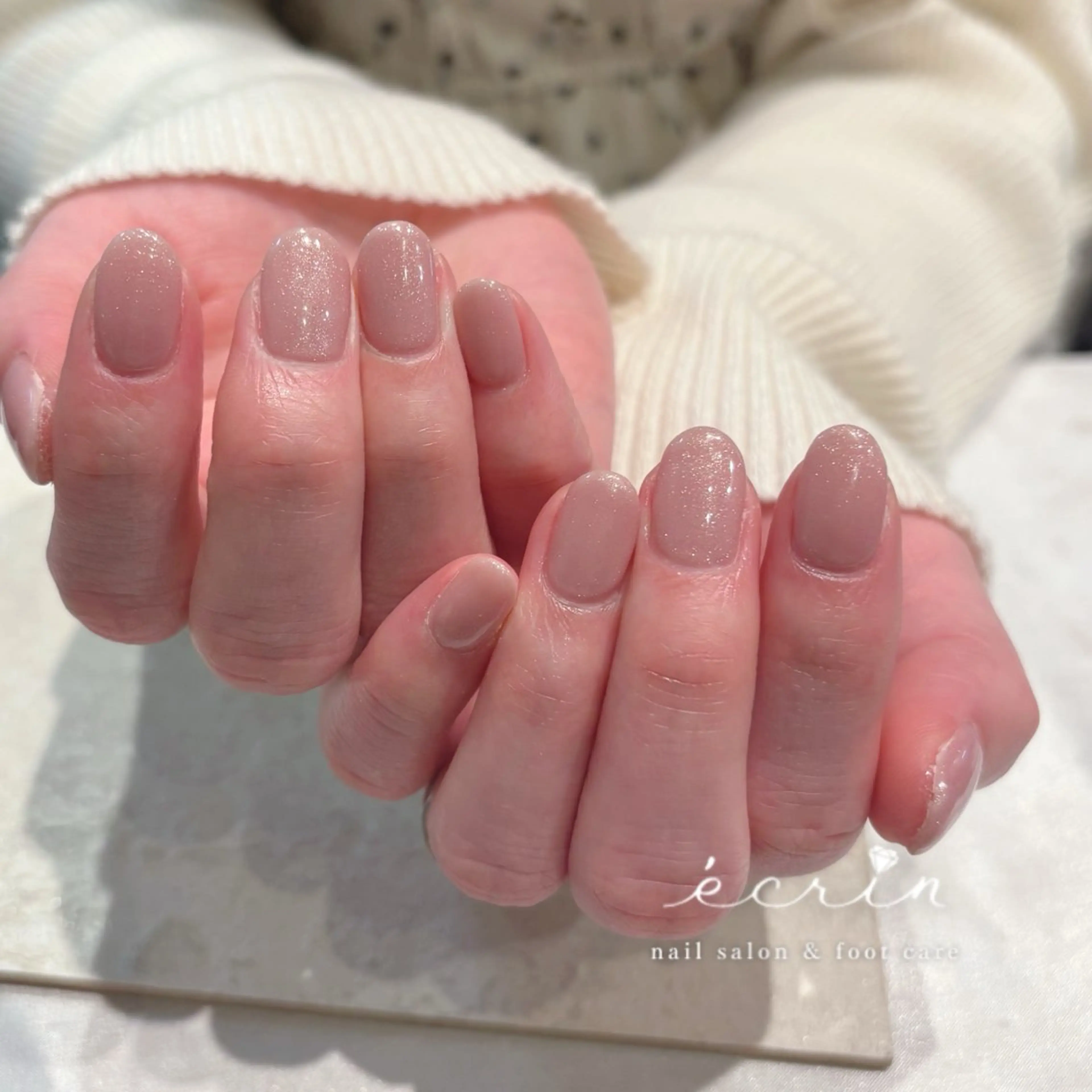 ネイル ワンカラーネイル ecrin エクラン Haruka🌼のネイルデザイン