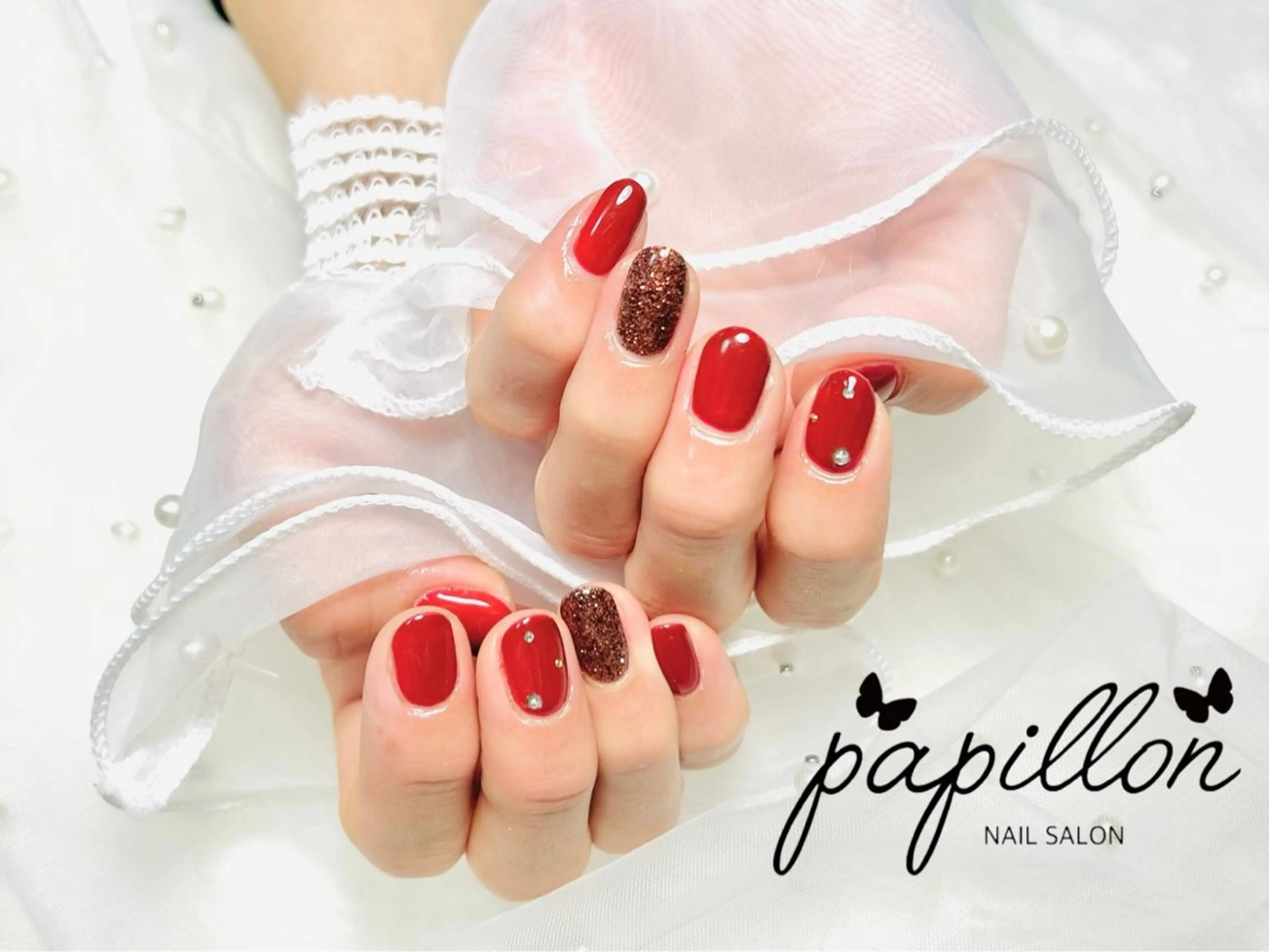 ネイル ワンカラーネイル NAILSALON papillonのネイルデザイン