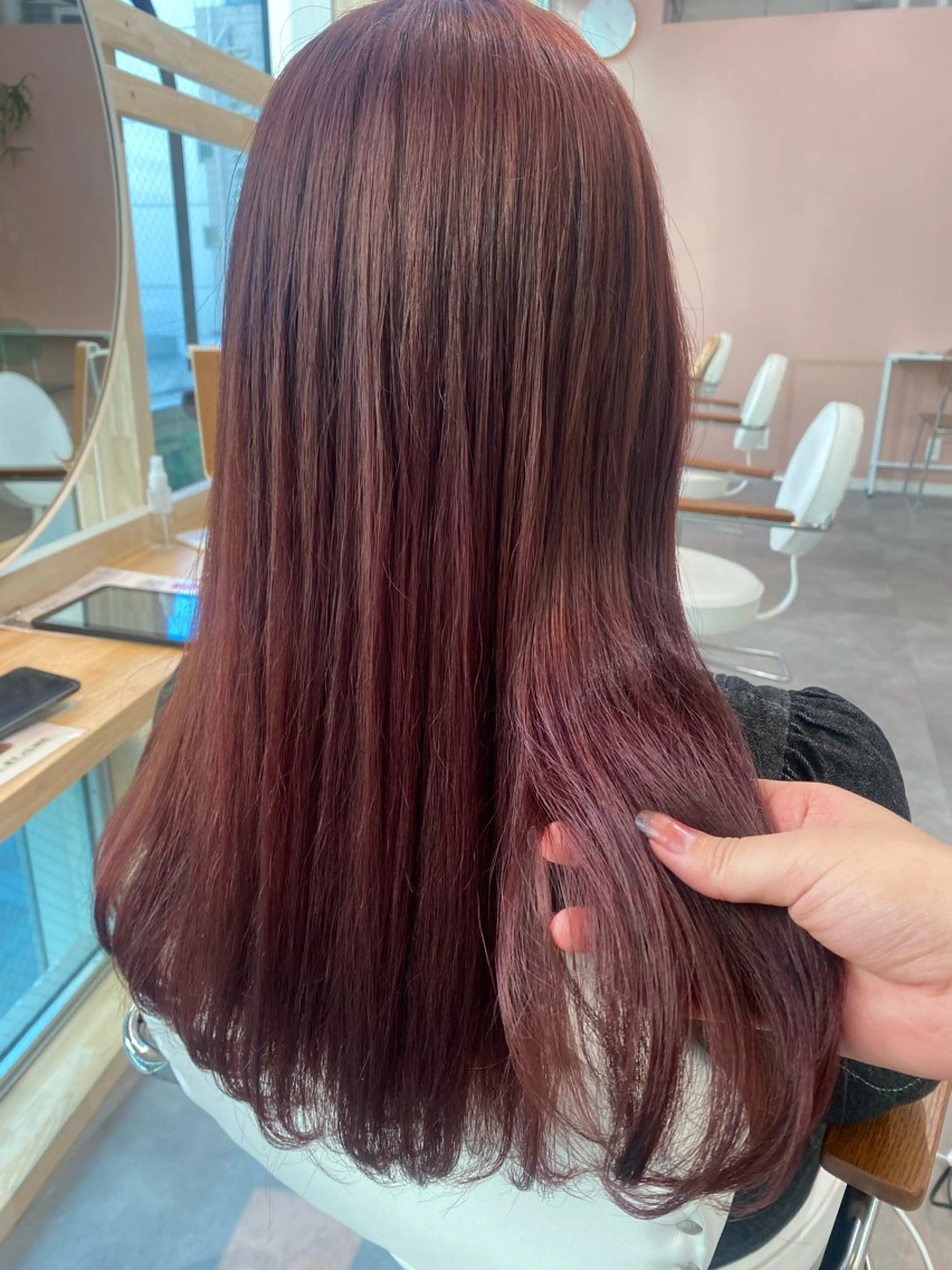 ロング カラー ブリーチ ブリーチなしカラー ichika/福岡 /透明感カラー🤎のヘアスタイル