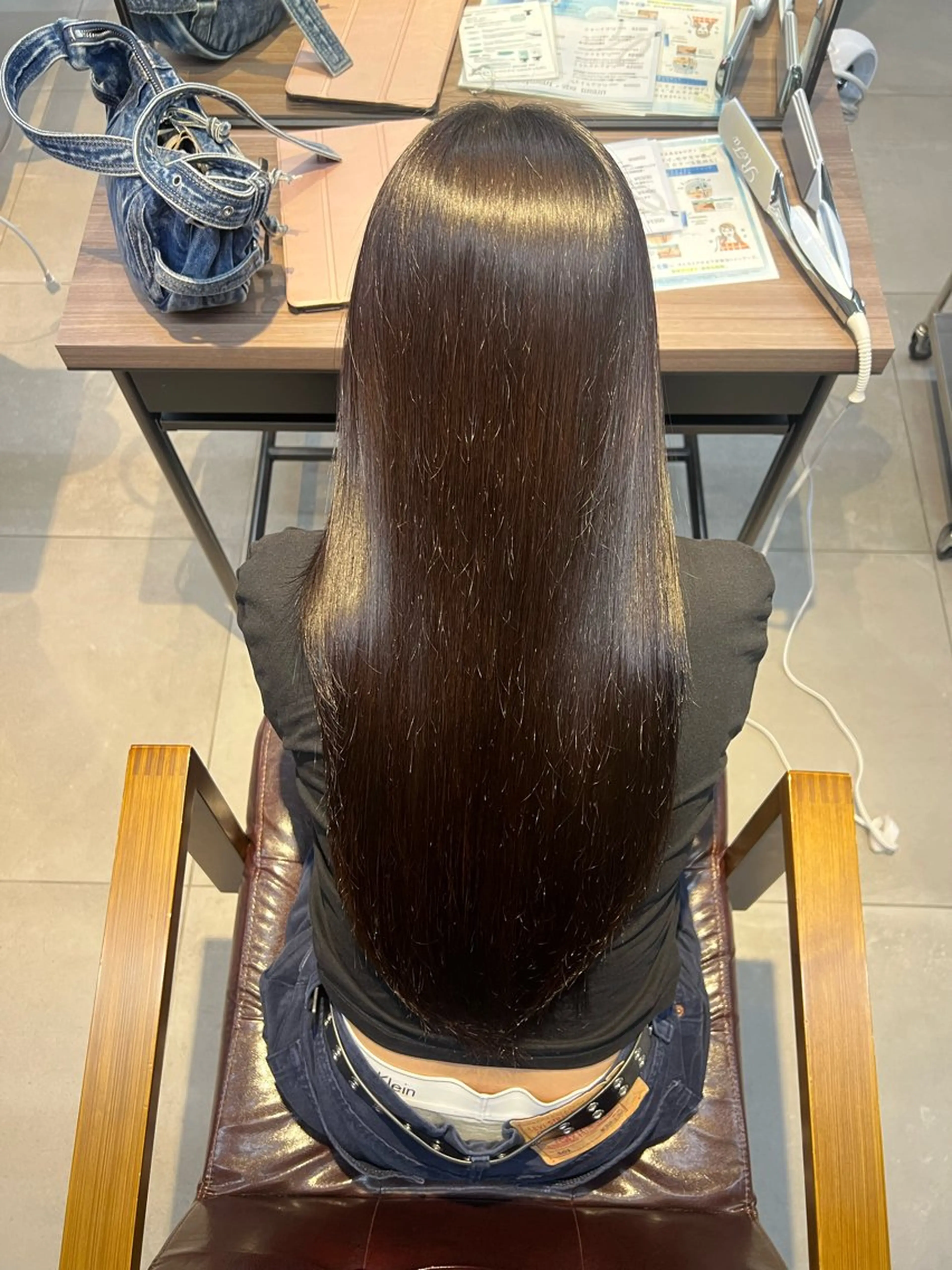 ロング 縮毛矯正 Kako🫧⭐️ アシスタント/モデルのヘアスタイル