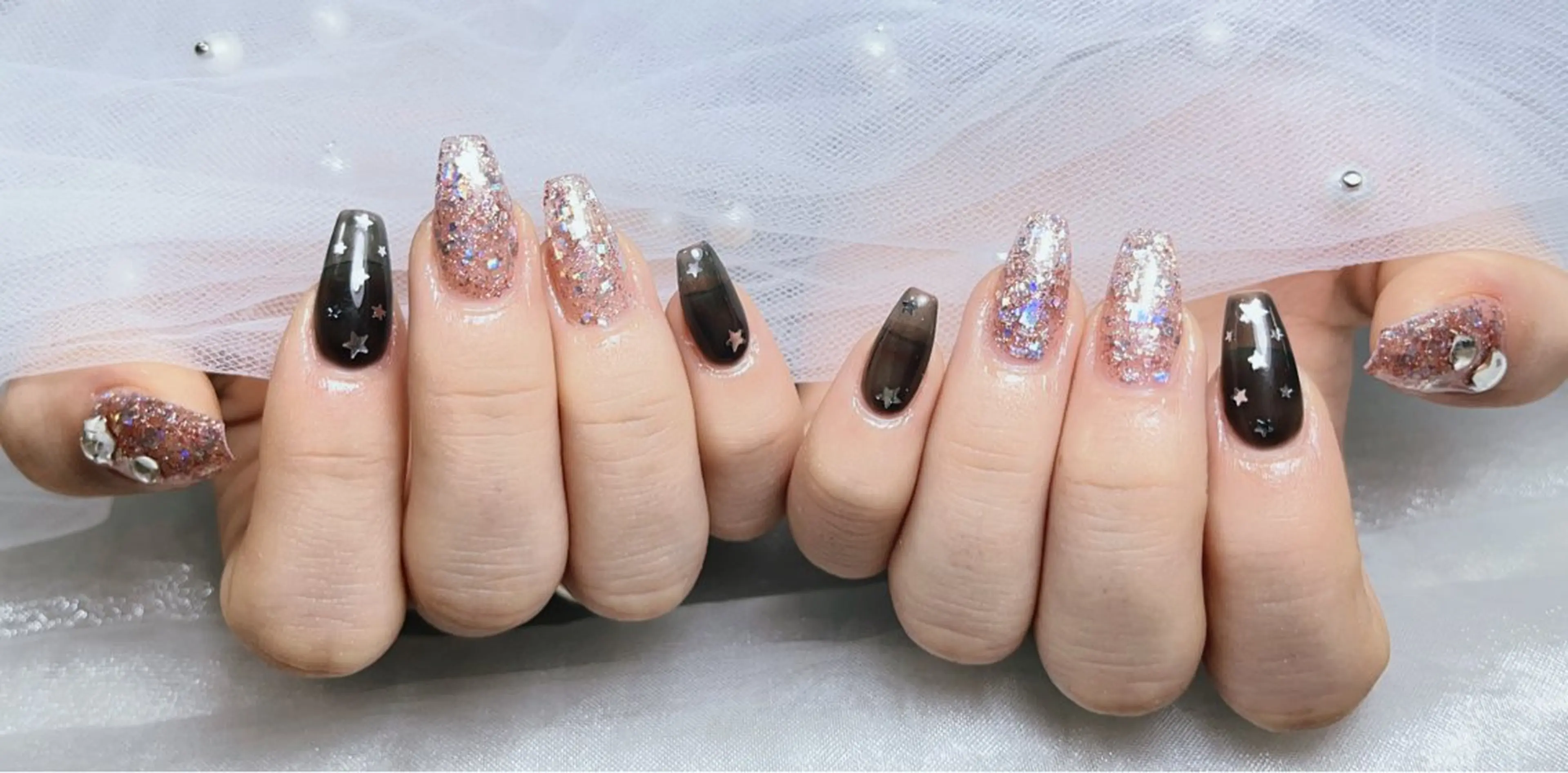 ネイル オーロラネイル チークネイル フットネイル フレンチネイル ジェルネイル ハンドネイル ハンドケア NEW NAIL💞 yukiのネイルデザイン
