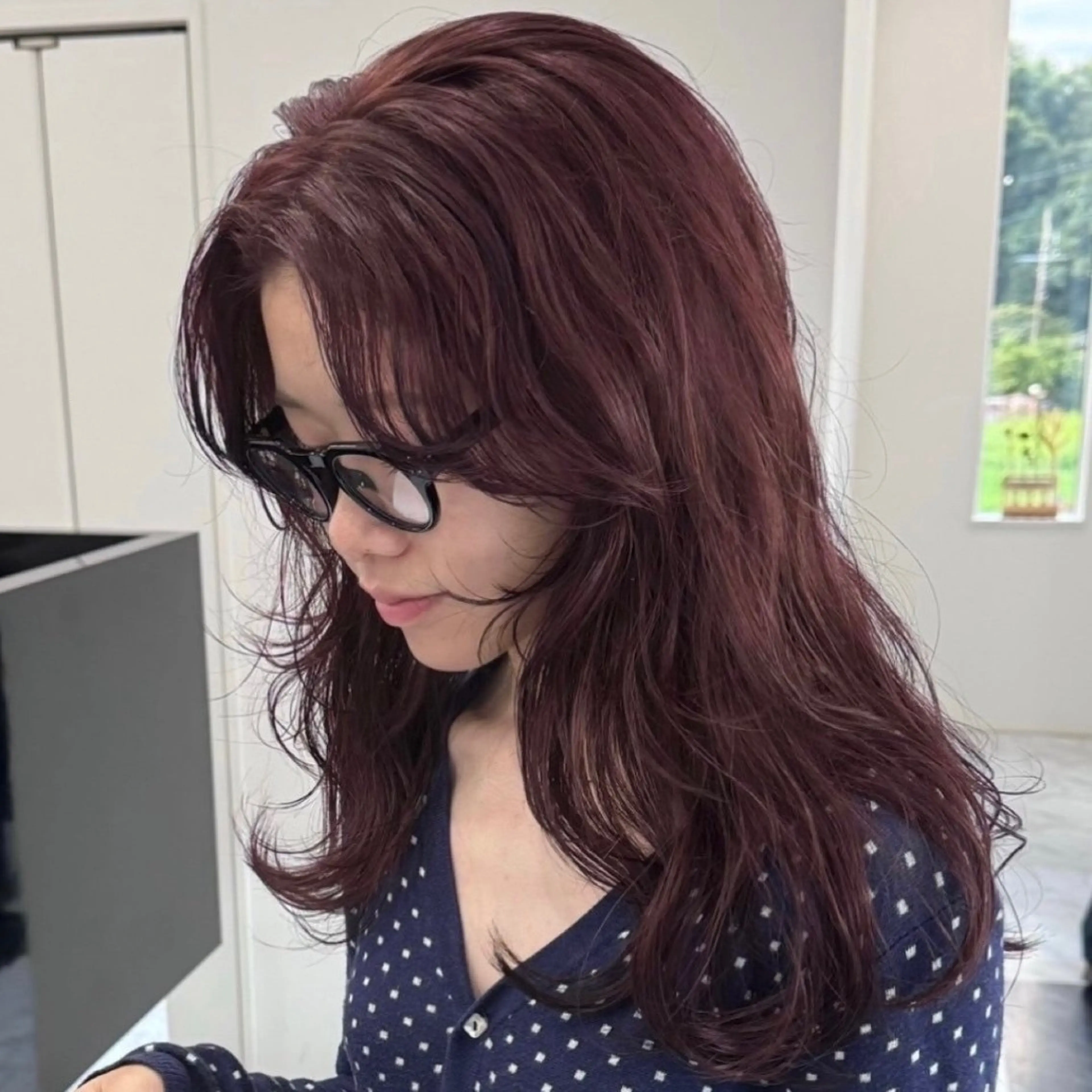 セミロング 🩵シオリ/透明感/ ハイトーン🩵のヘアスタイル