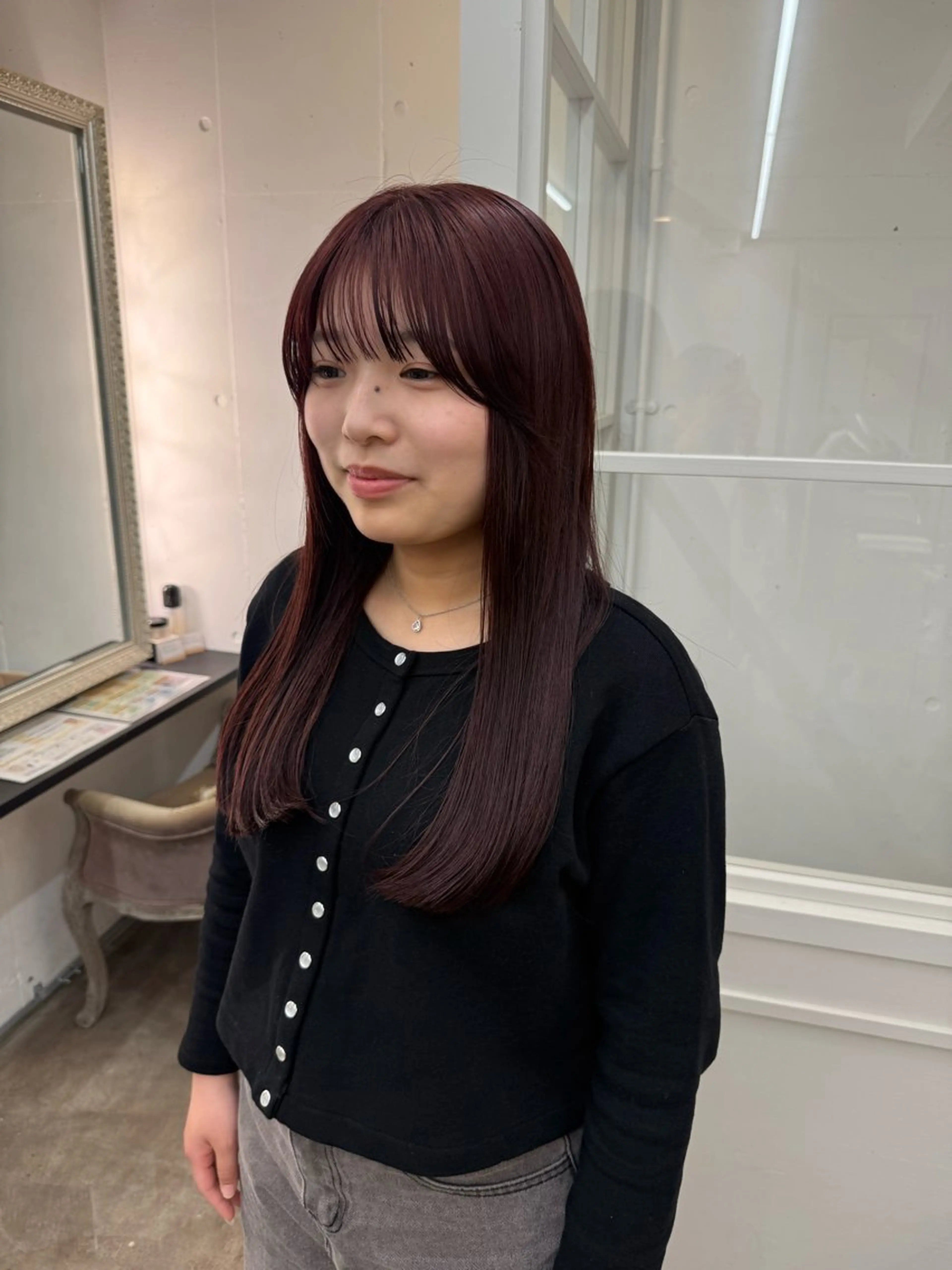 カラー ハセガワ レナのヘアスタイル