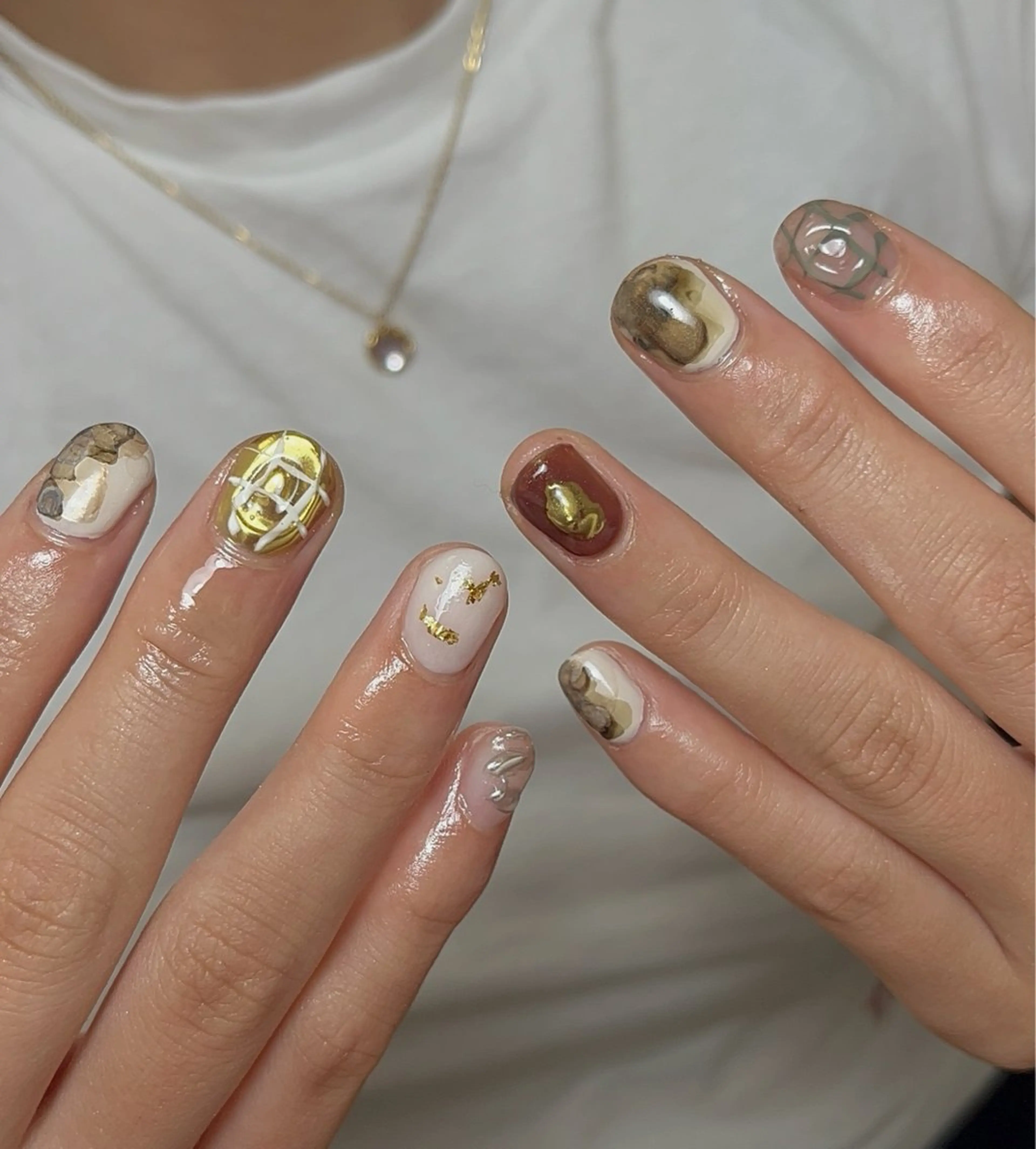 ネイル ハンドネイル フットネイル gypsofia ジプソフィアのネイルデザイン