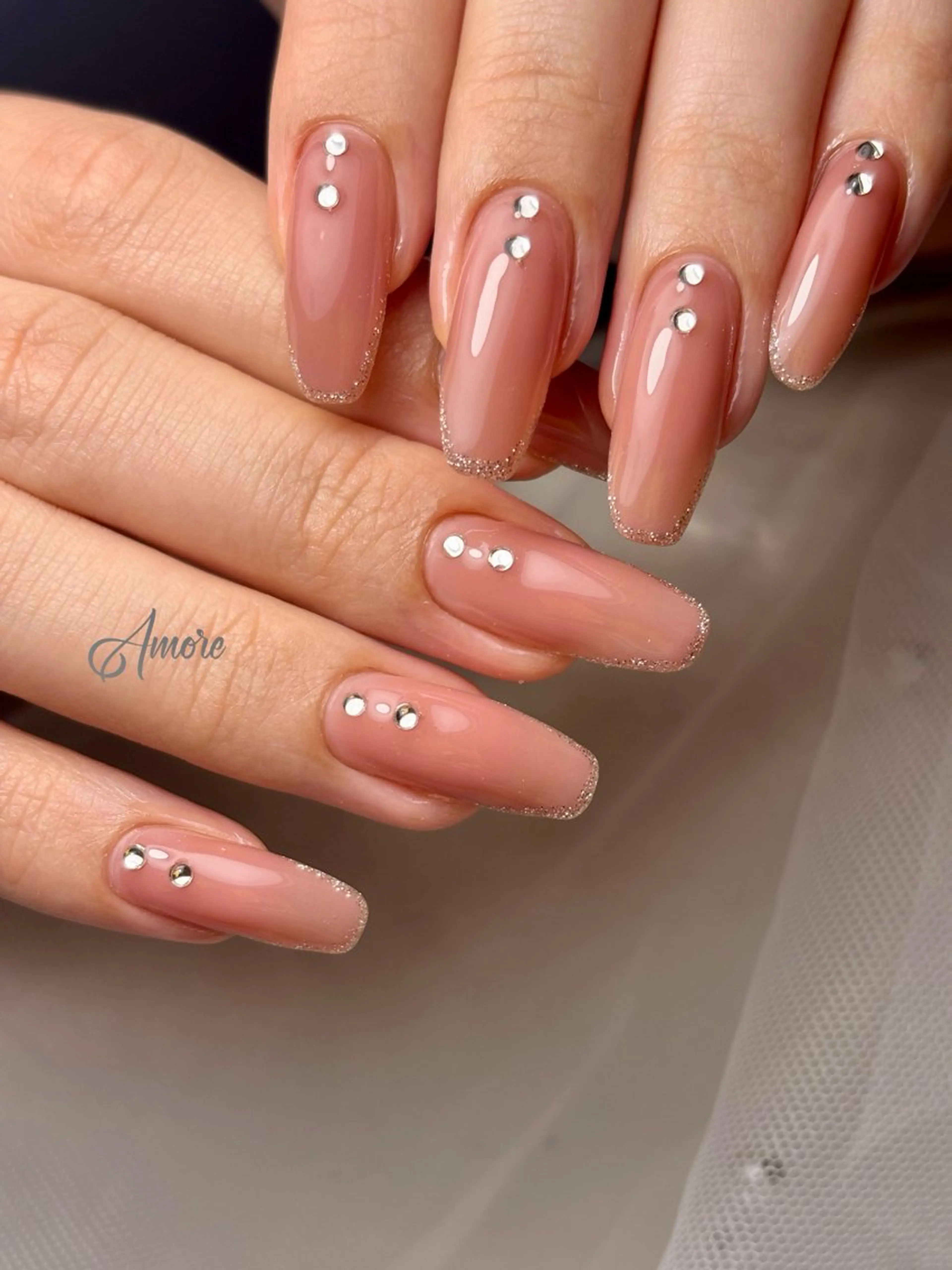 ネイル ジェルネイル キラキラネイル 韓国ネイル マグネットネイル パラジェル You kyehwaのネイルデザイン