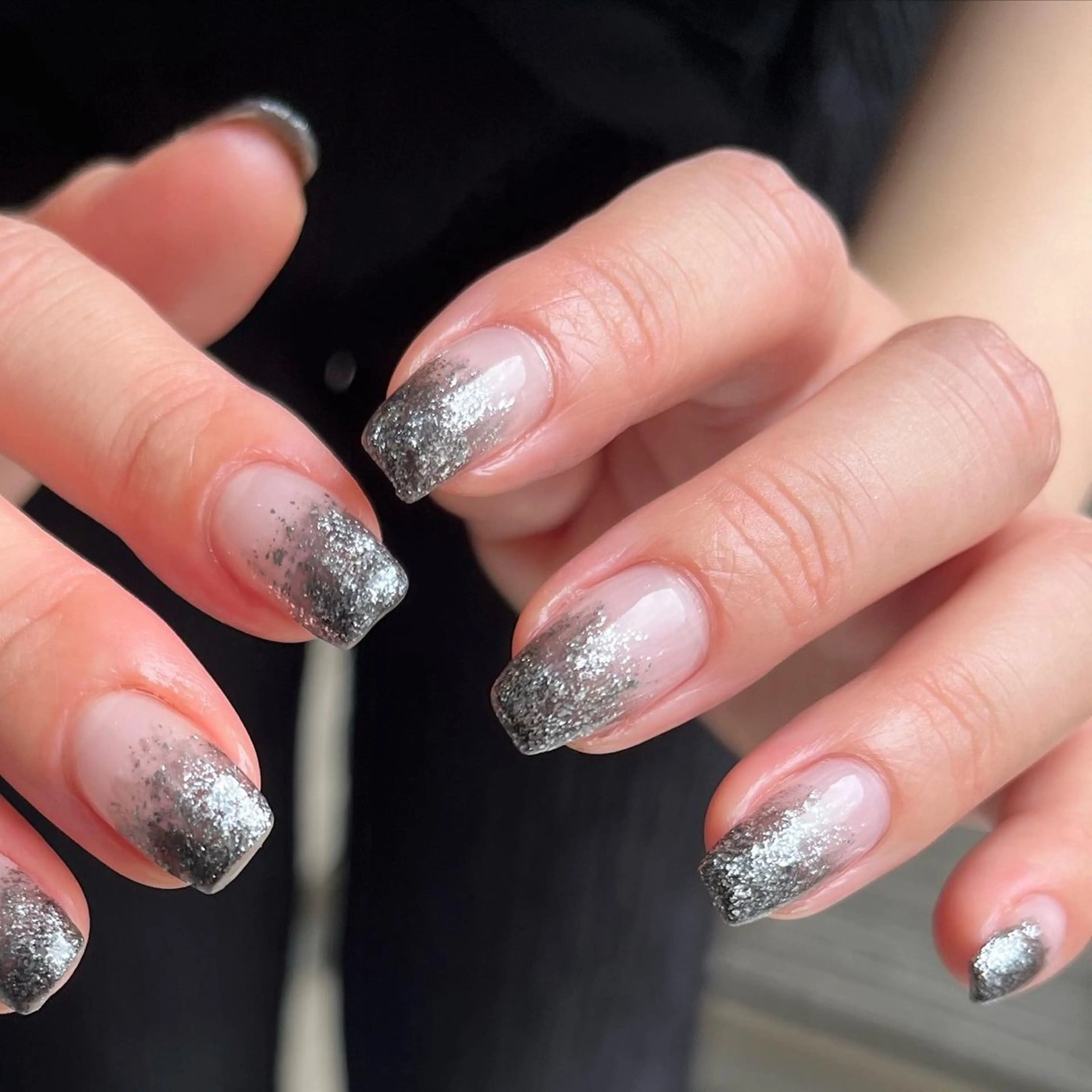 ネイル グラデーション ラメ(グリッター) ラメグラデーション 587nail *のネイルデザイン