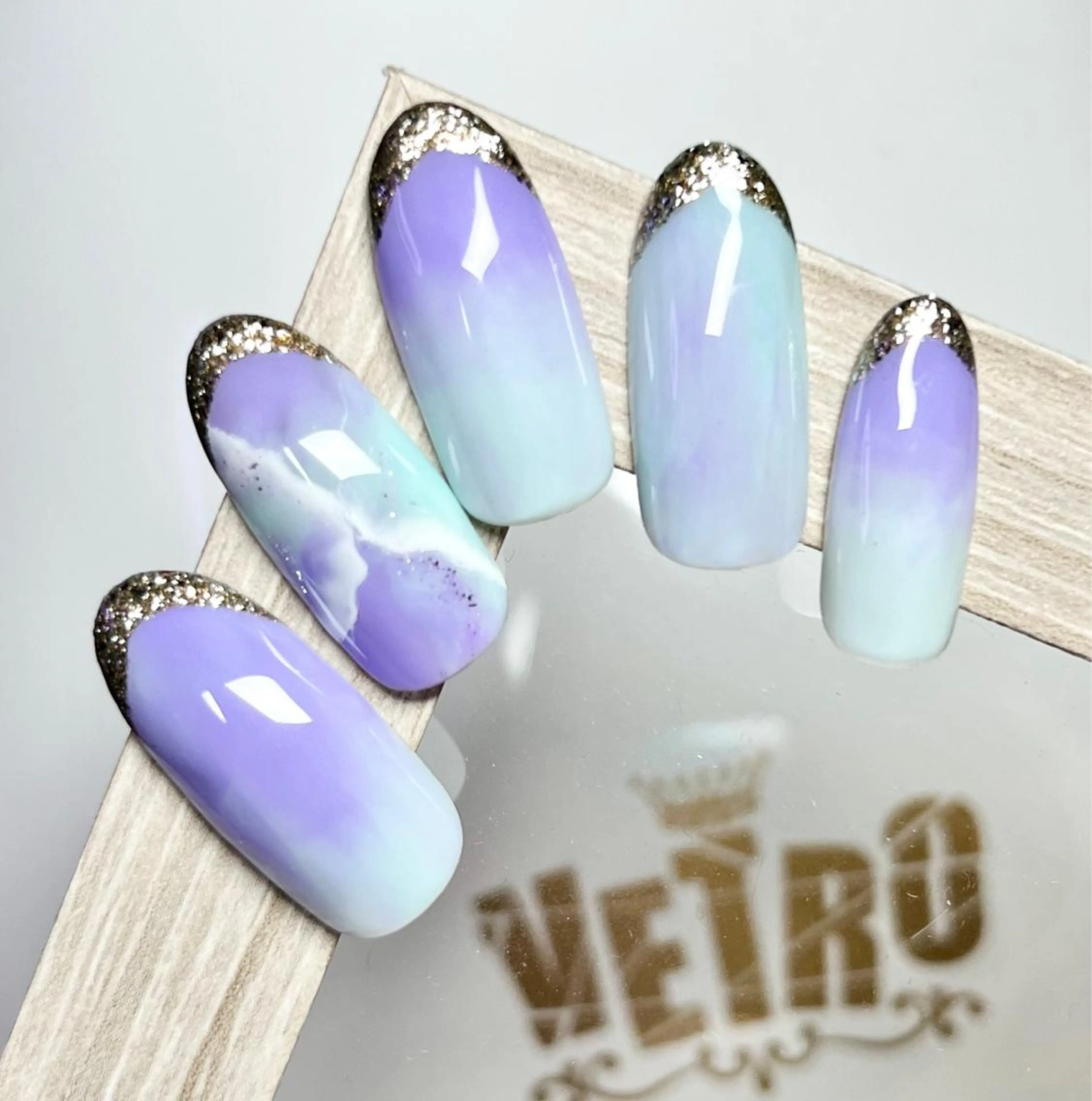 ネイル フレンチネイル ニュアンスネイル ハンドネイル まり りぃ〜んのネイルデザイン