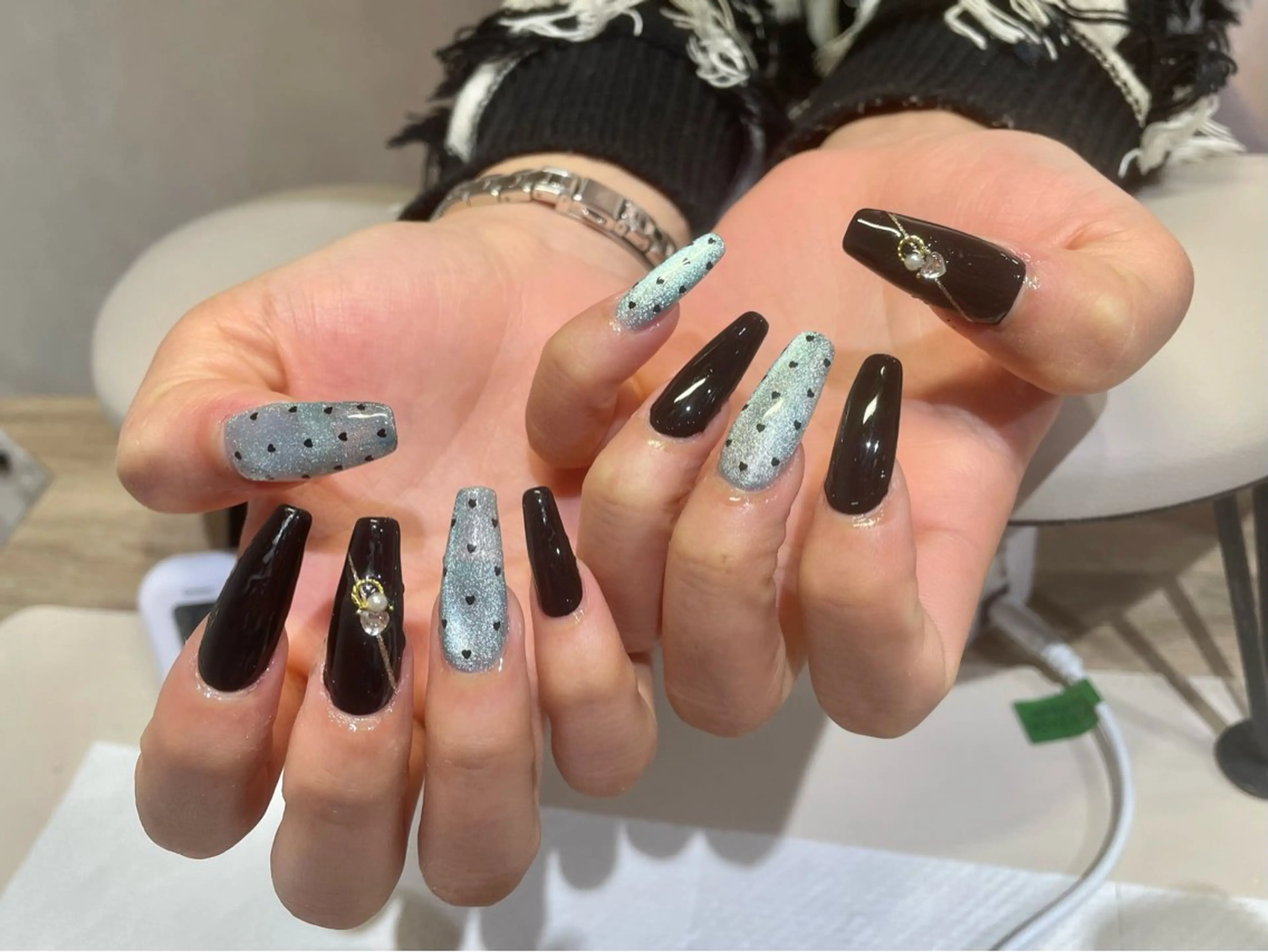 ネイル 長さ出し シンプルネイル Lily イシイのネイルデザイン