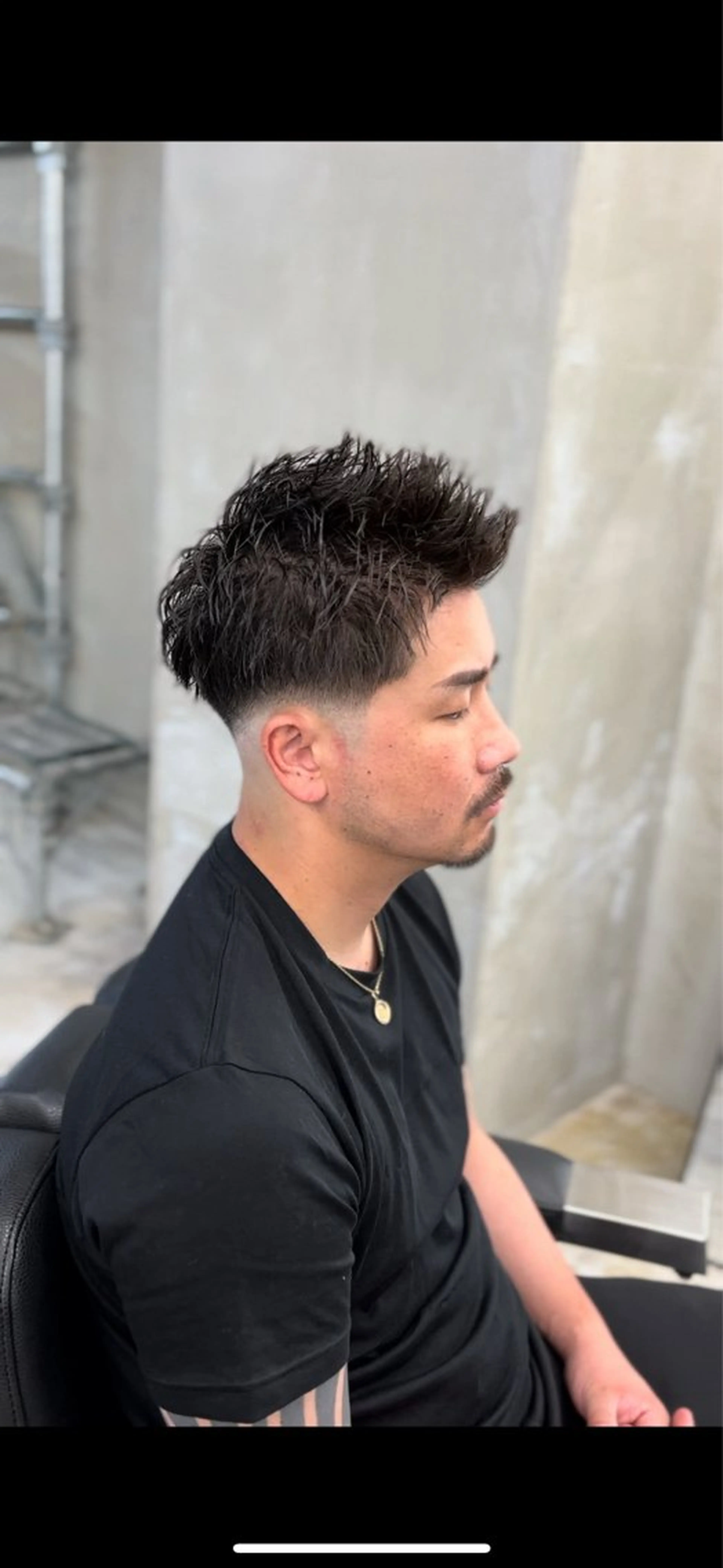 ショート メンズ フェードカット ショートヘア Ruff cutters hachioji所属・矢崎 裕哉のヘアスタイル