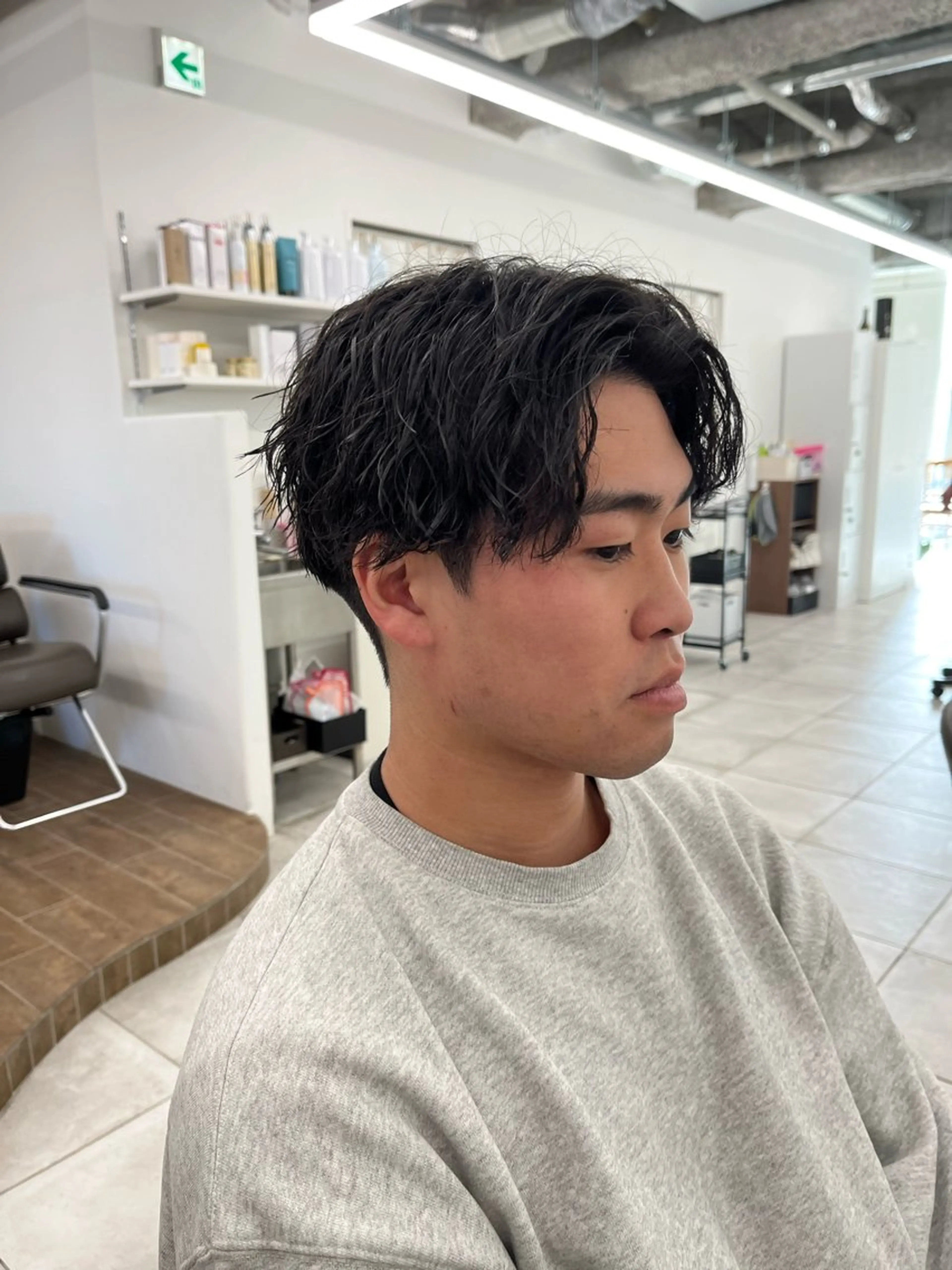 ショート パーマ メンズ 🏆メンズヘア特化 🥇代表りんぺーのヘアスタイル