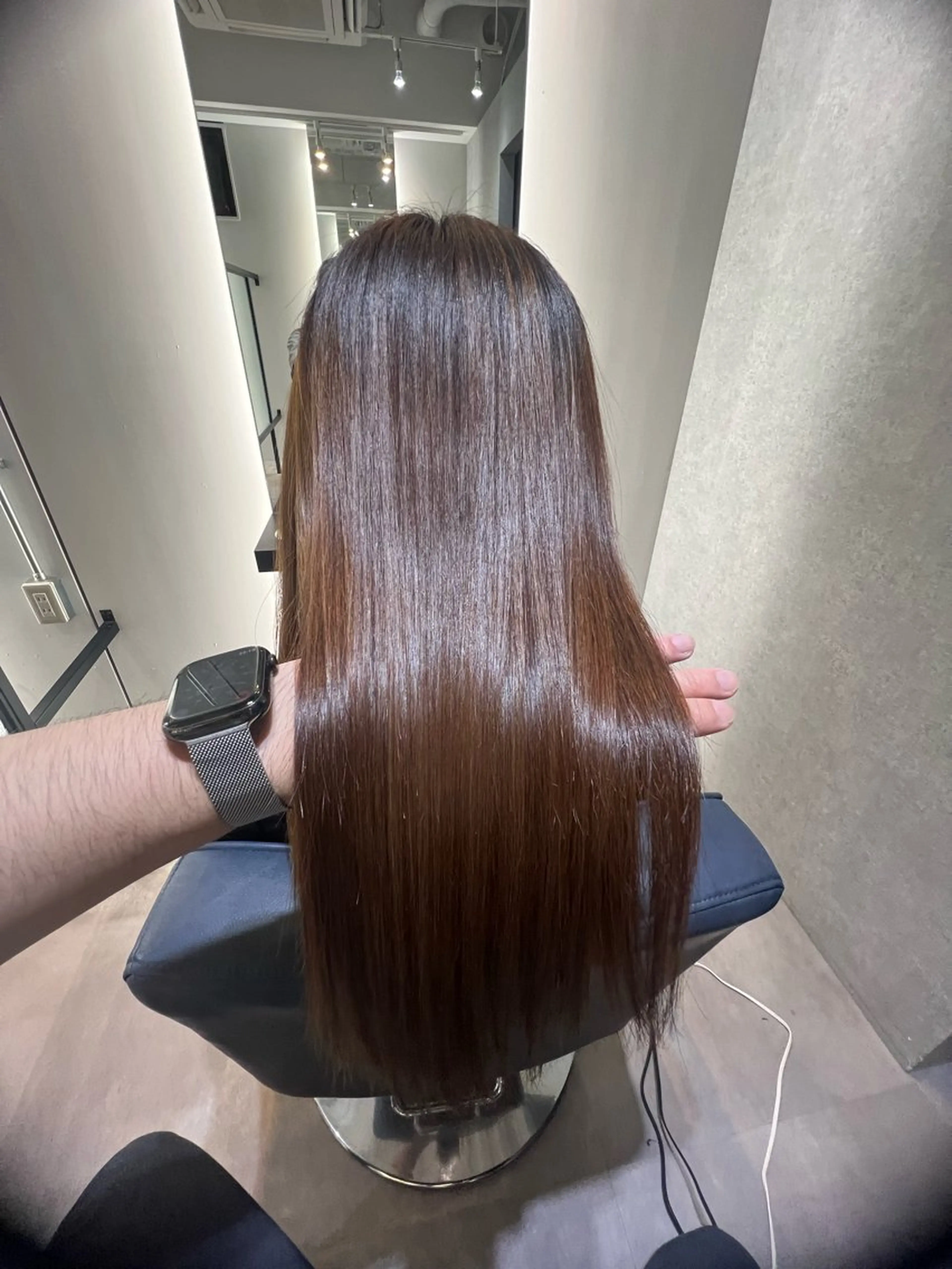 ロング パーマ 髪質改善 トリートメント ストレートパーマ 💎ReFaで作る 髪質改善💎のヘアスタイル