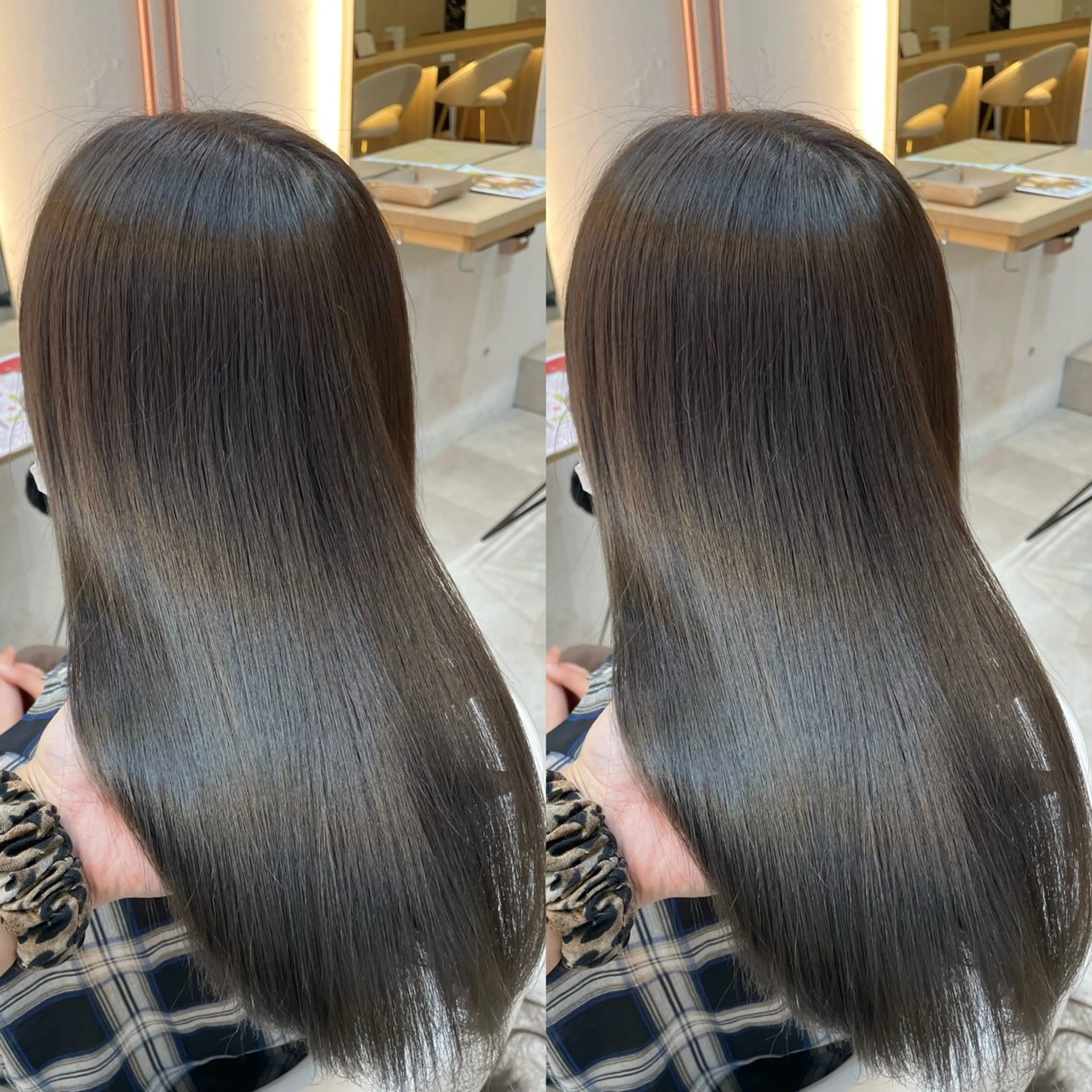 【🐥ご新規様限定🐥】ミディアム(鎖骨上)カット➕カラー➕1stepトリートメント🧴‎◌𓈒𓐍の写真
