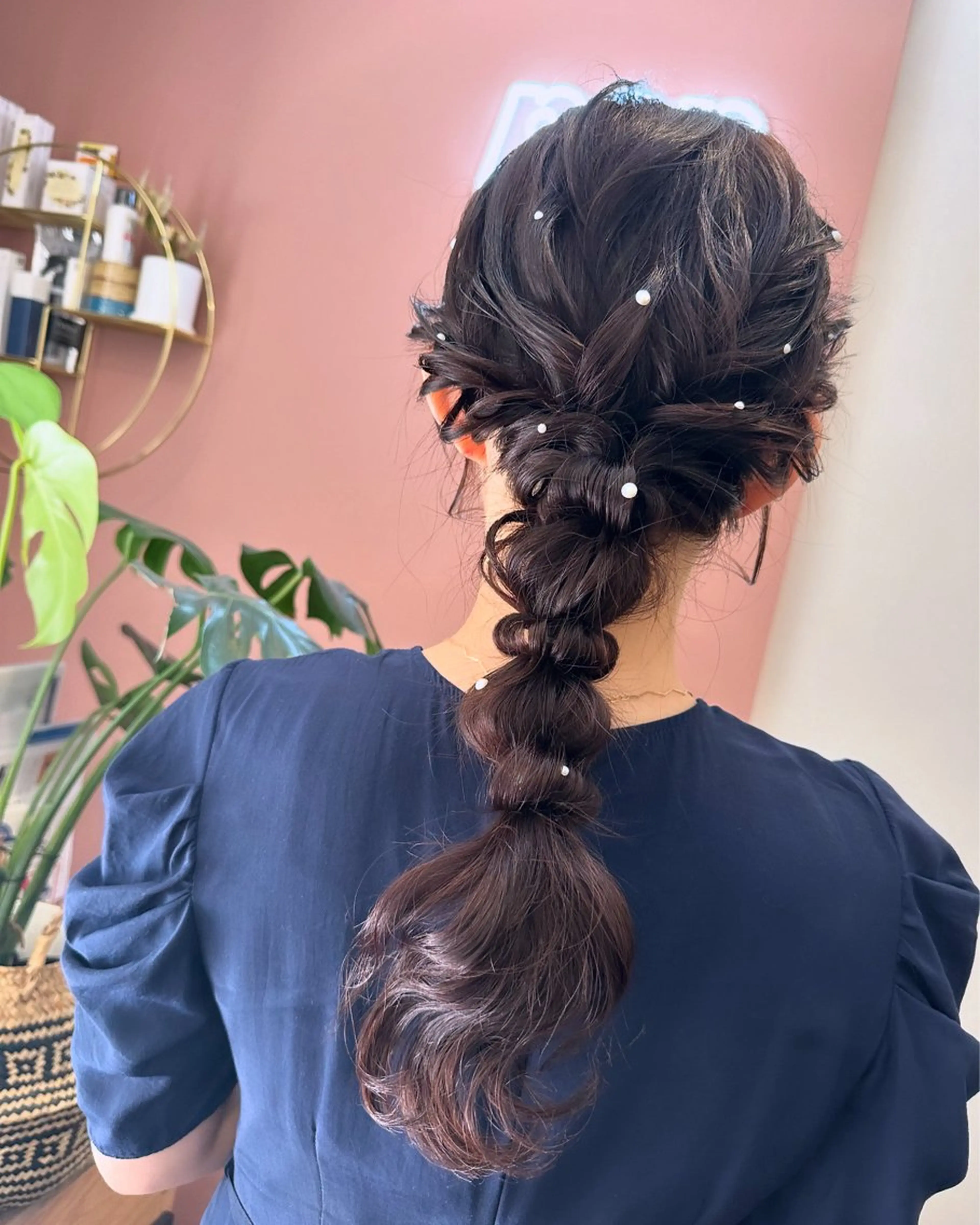 ロング ヘアアレンジ ヘアセット pep natsumiのヘアスタイル