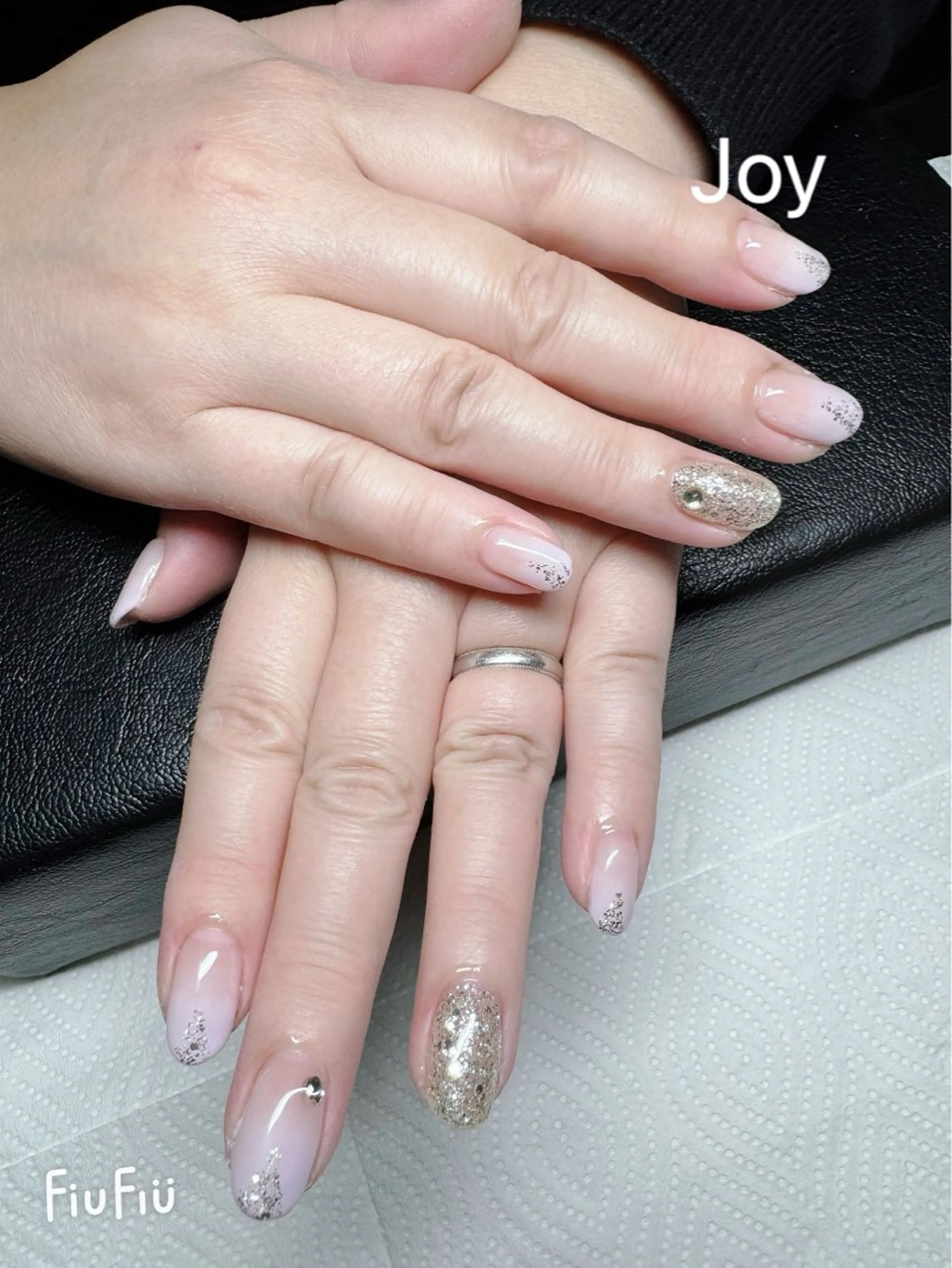 ネイル オフィスネイル ストーンネイル Nail Salon JOYのネイルデザイン