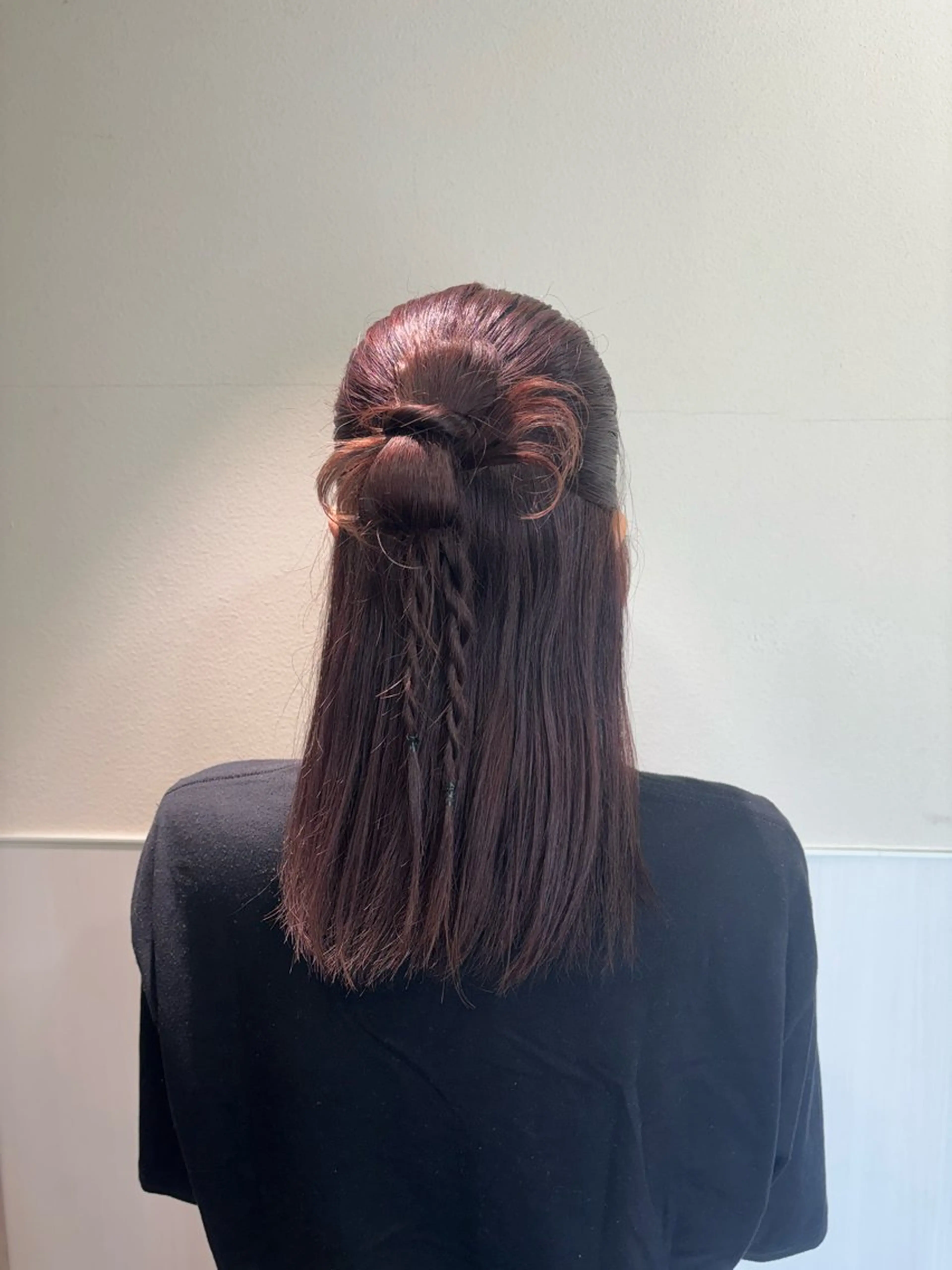 ミディアム ヘアアレンジ ヘアセット 表参道/アレンジ💐 /艶カラー/kahoのヘアスタイル