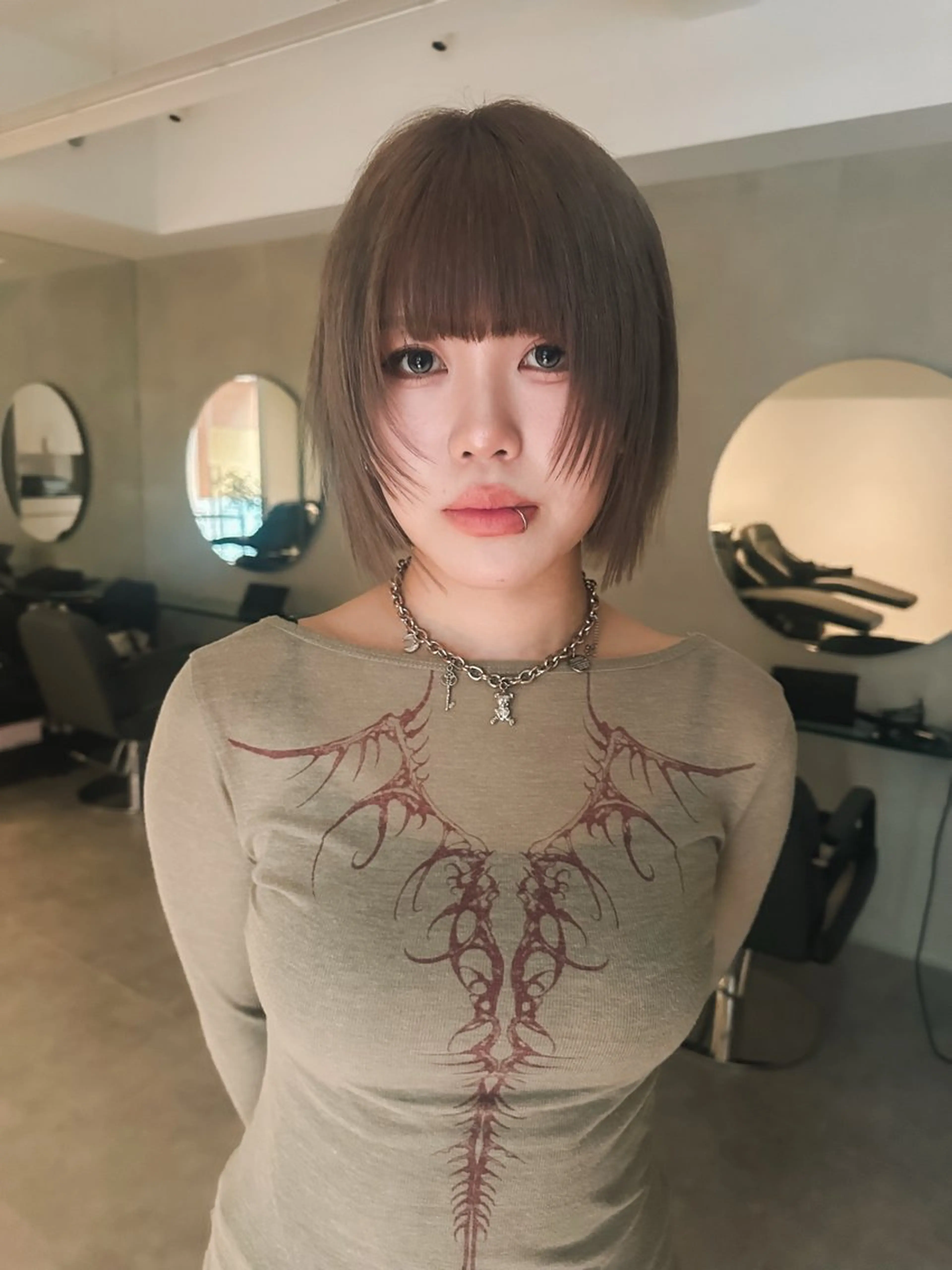 【髪質改善】バイカルテ5stepトリートメント×似合わせカット×透明感カラーの写真