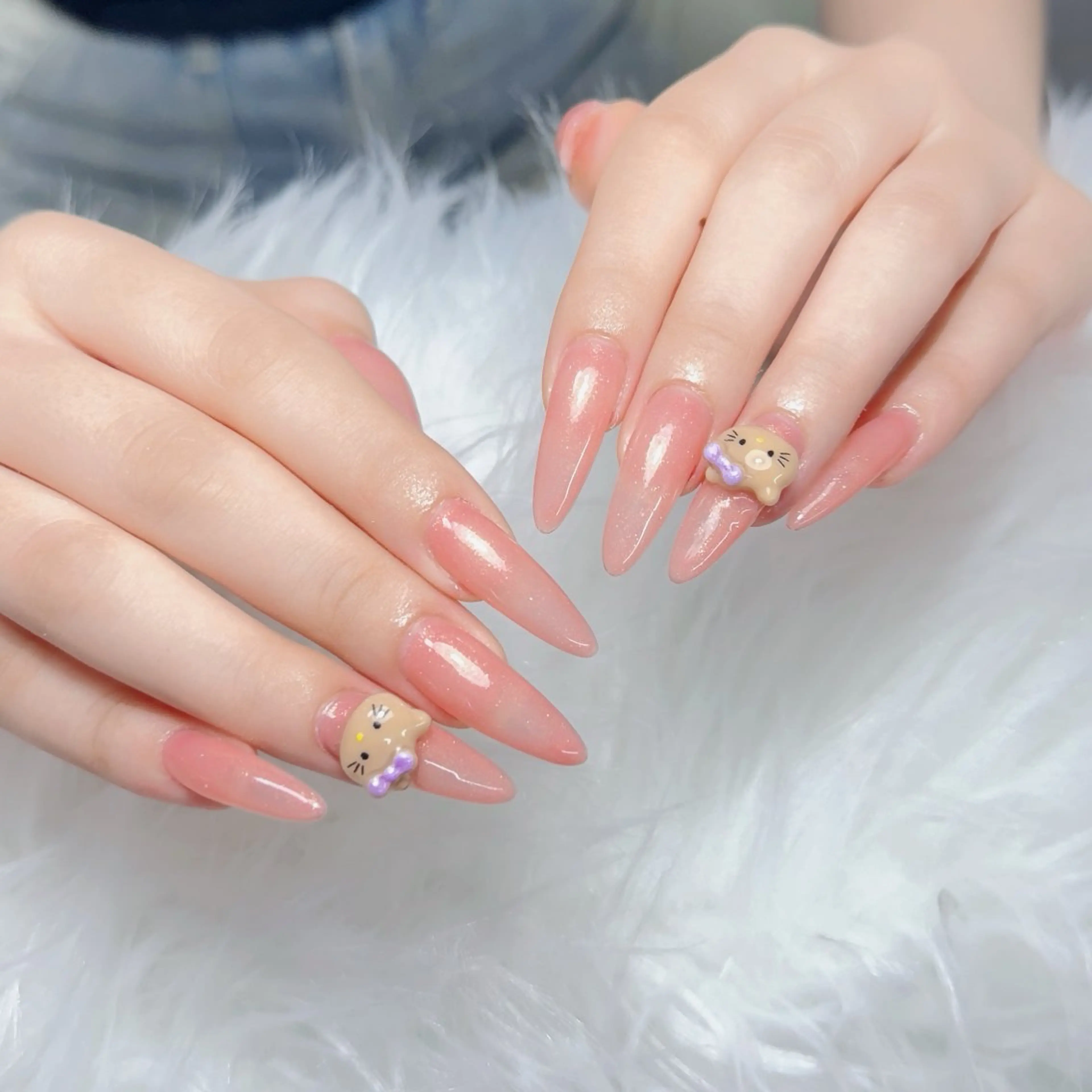 ネイル アートネイル フレンチネイル ジェルネイル 韓国ネイル マグネットネイル ハンドネイル Lenie Nail Salonのネイルデザイン