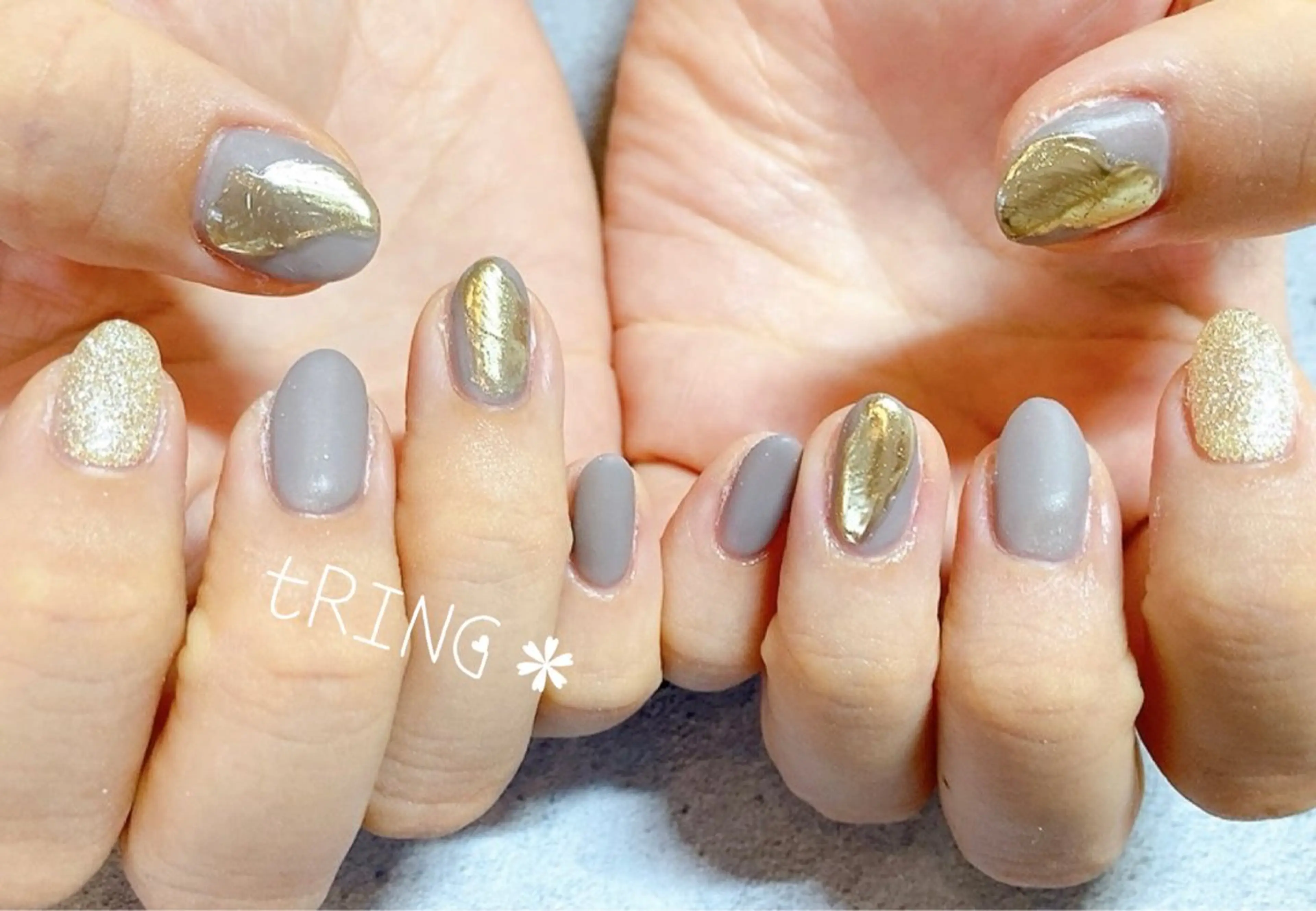 ネイル ハンドネイル tRING* しいの木台のネイルデザイン