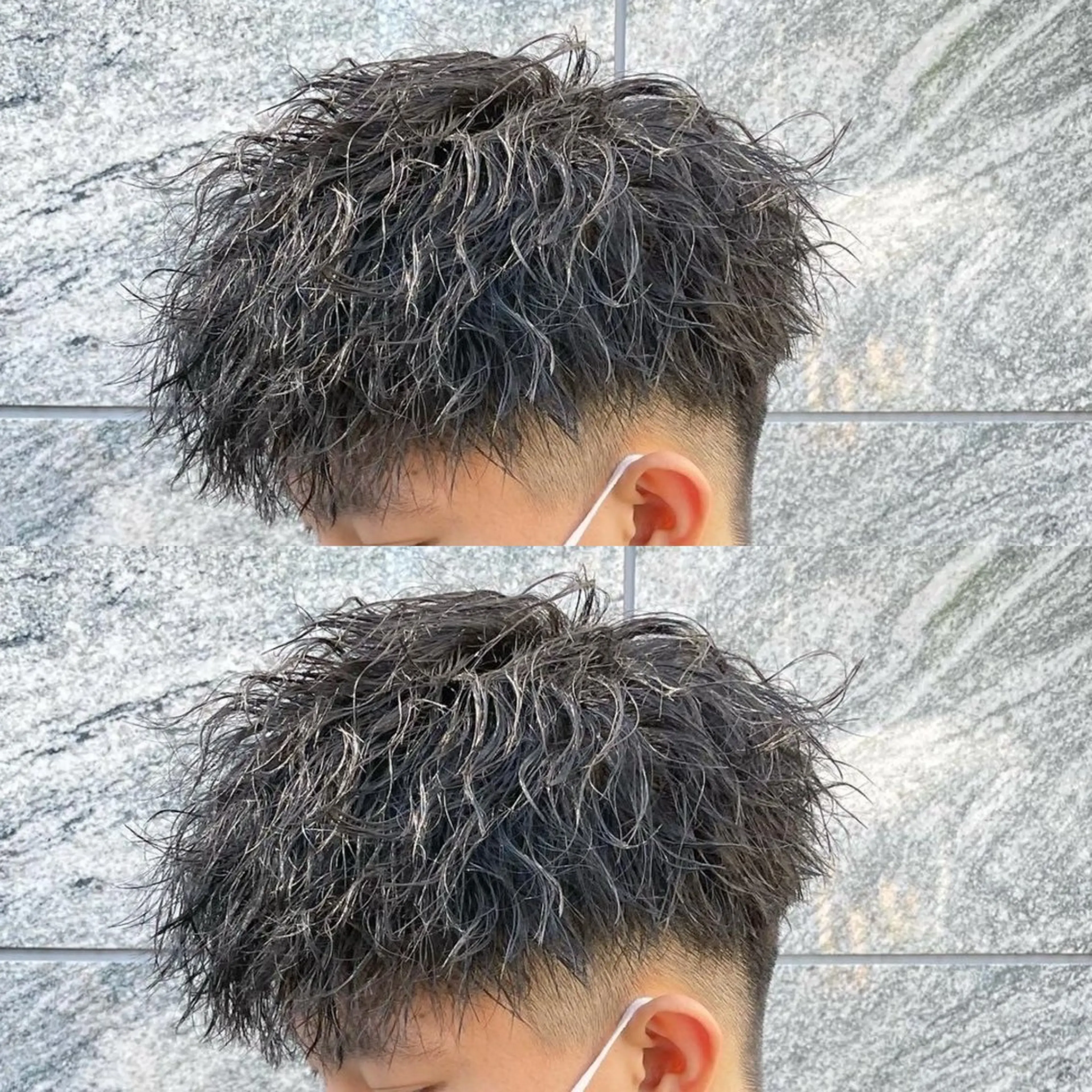 ショート カラー パーマ ヘアアレンジ メンズ キッズ 🔥メンズパーマ🔥 菅原楓のヘアスタイル