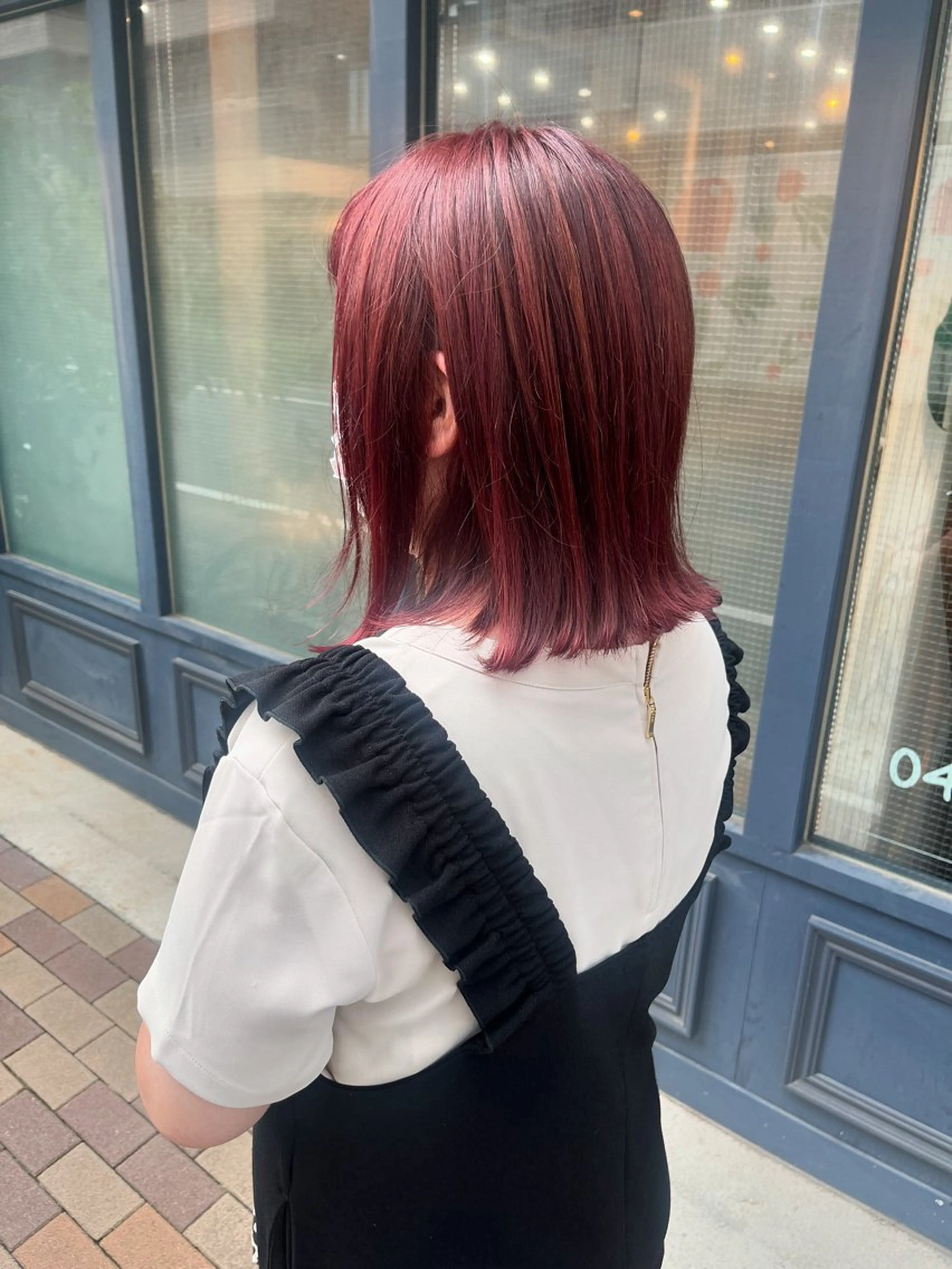 ショート カラー レッドカラー 外ハネヘア トリートメント rawr hair rim所属・本日空きあり /メンズ特化/栗原柊のヘアスタイル