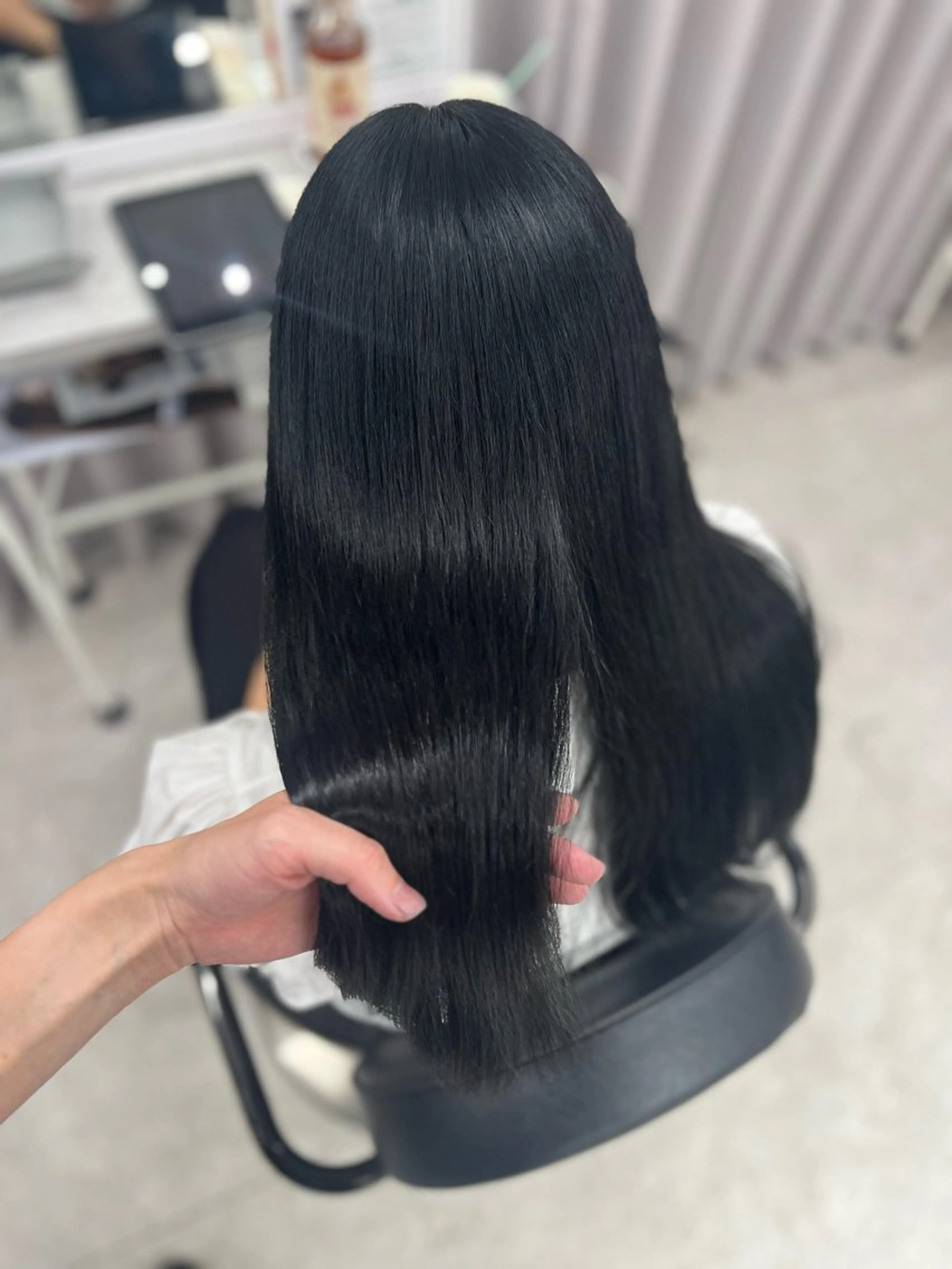 ロング カラー グレージュ オリーブグレージュ オリーブグレー カット ヘアカラー トリートメント 🫧ぷる艶カラー🫧 Yuubi🦩のヘアスタイル