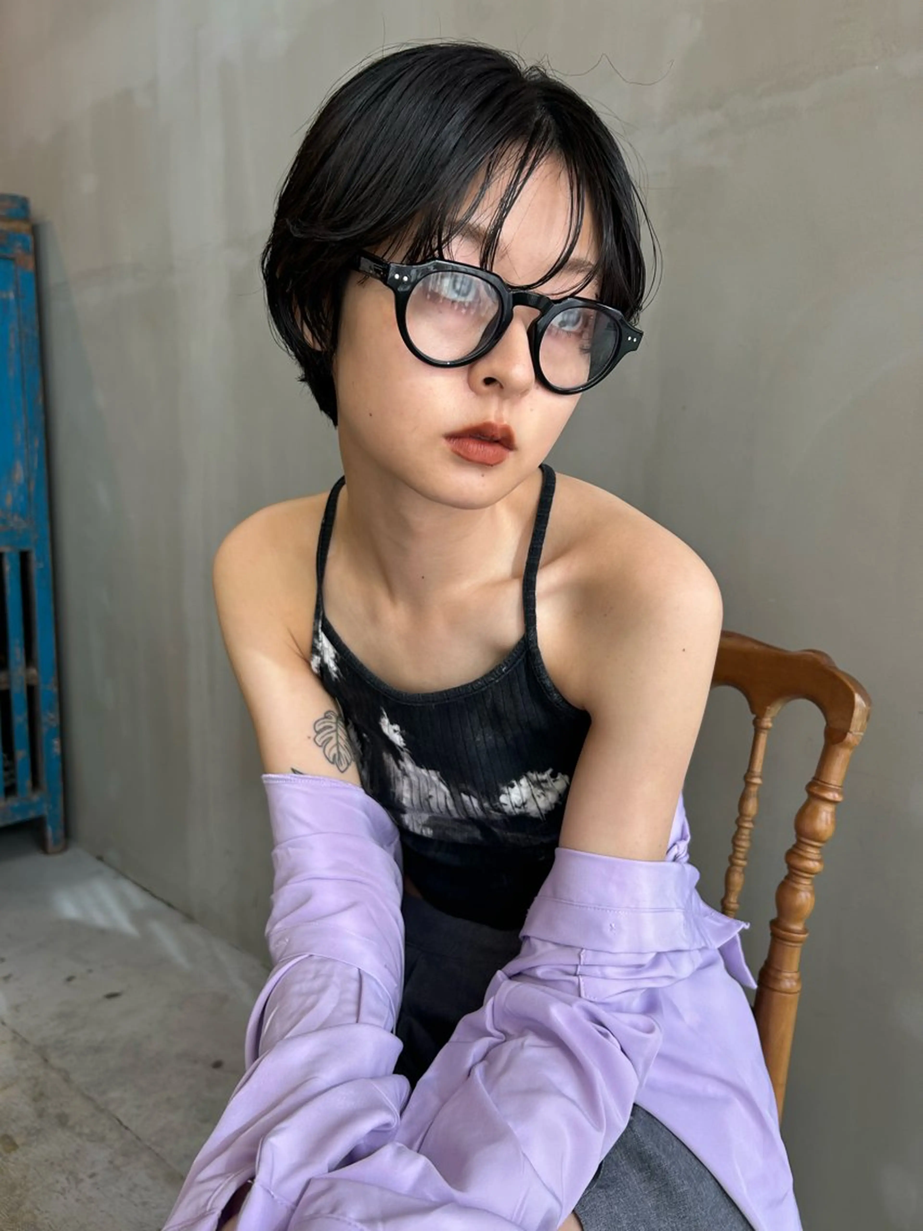 ショート ショート/ボブ/ 心斎橋/宮脇美奈のヘアスタイル