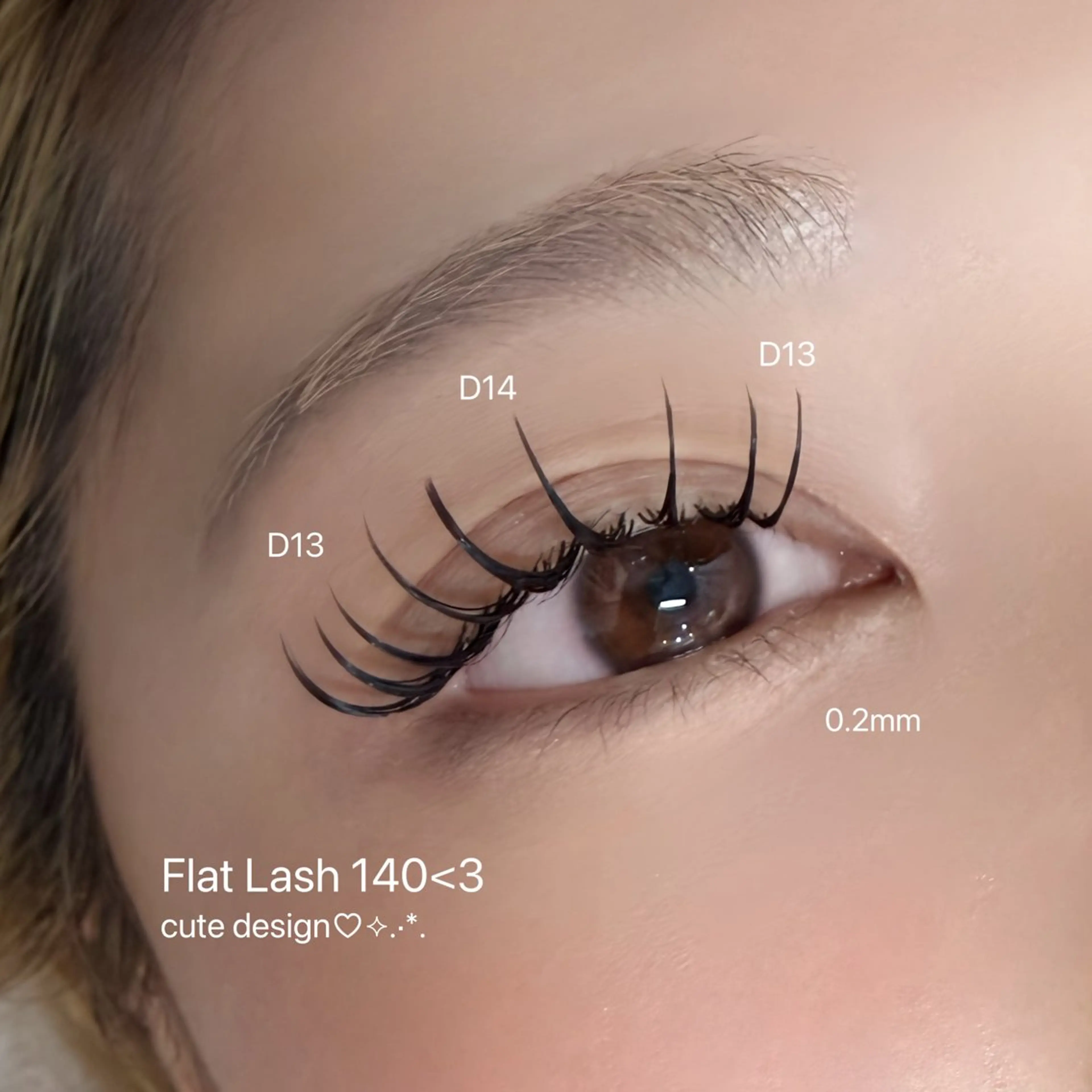 マツエク・マツパ kaede 🐹のマツエク・マツパデザイン