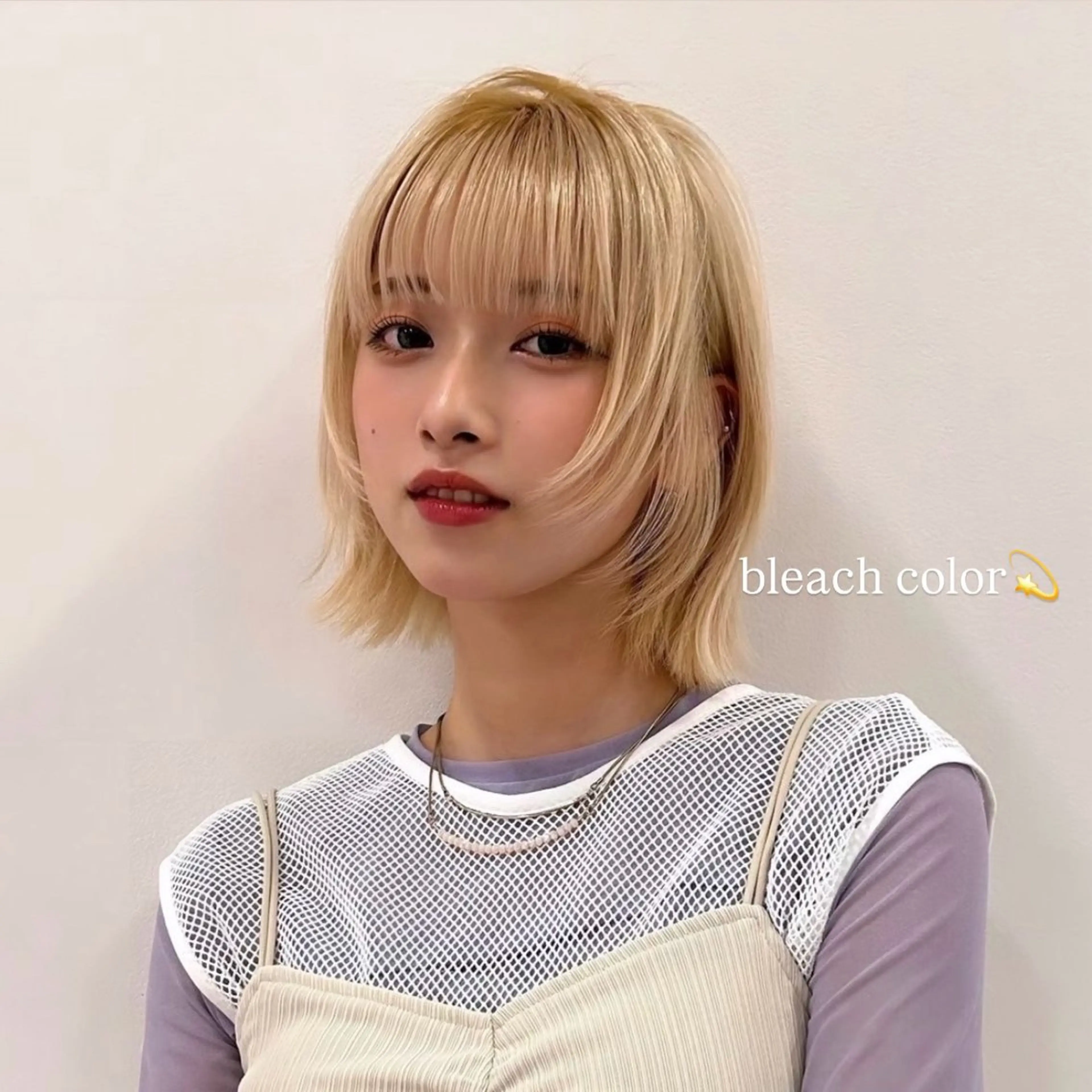 🫧モデル限定価格🫧ブリーチダブルカラー+1stepトリートメントの写真