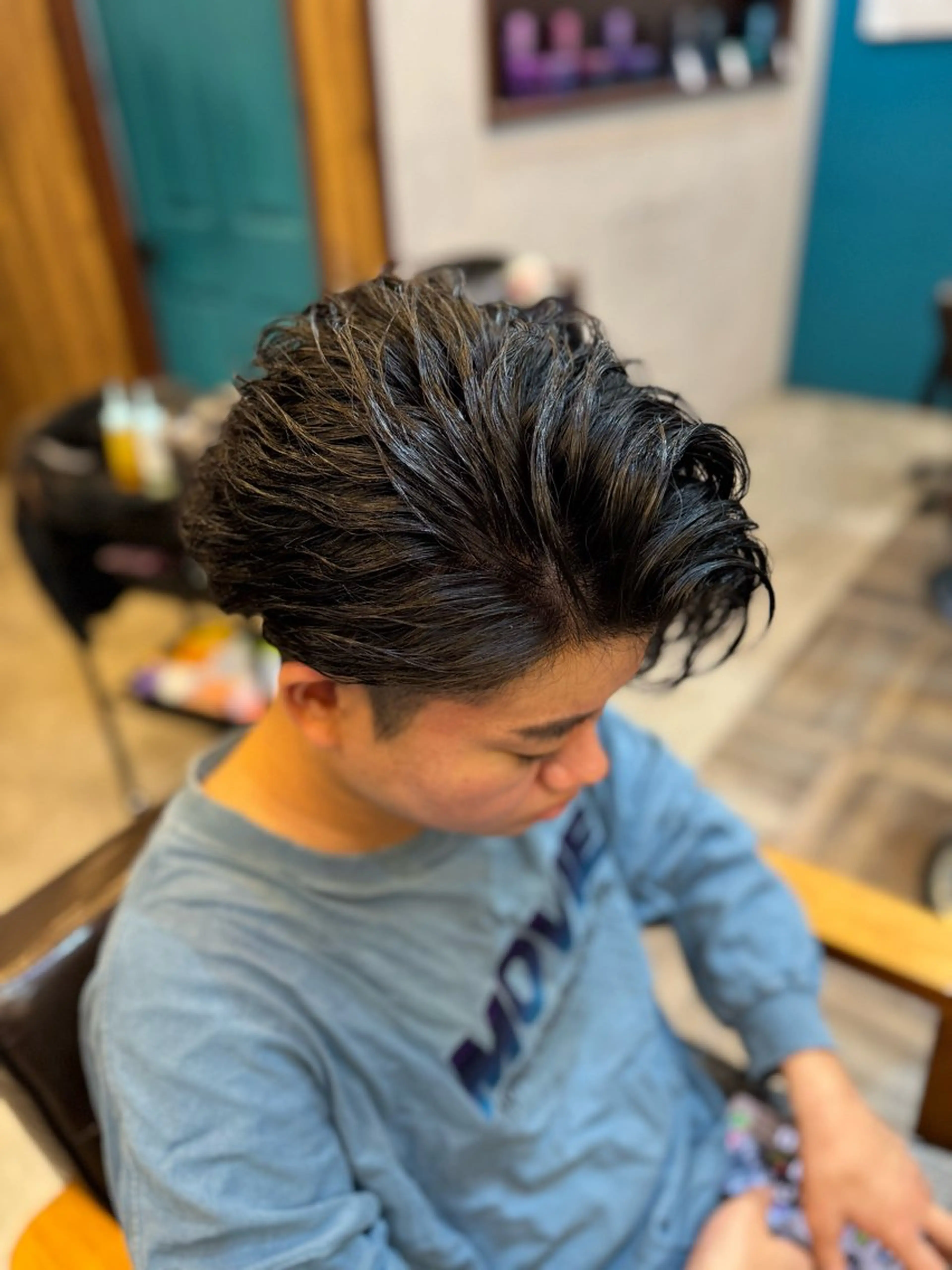 ミディアム パーマ メンズ カット パーマ パーマ/縮毛矯正🍀 鎌田 和希のヘアスタイル