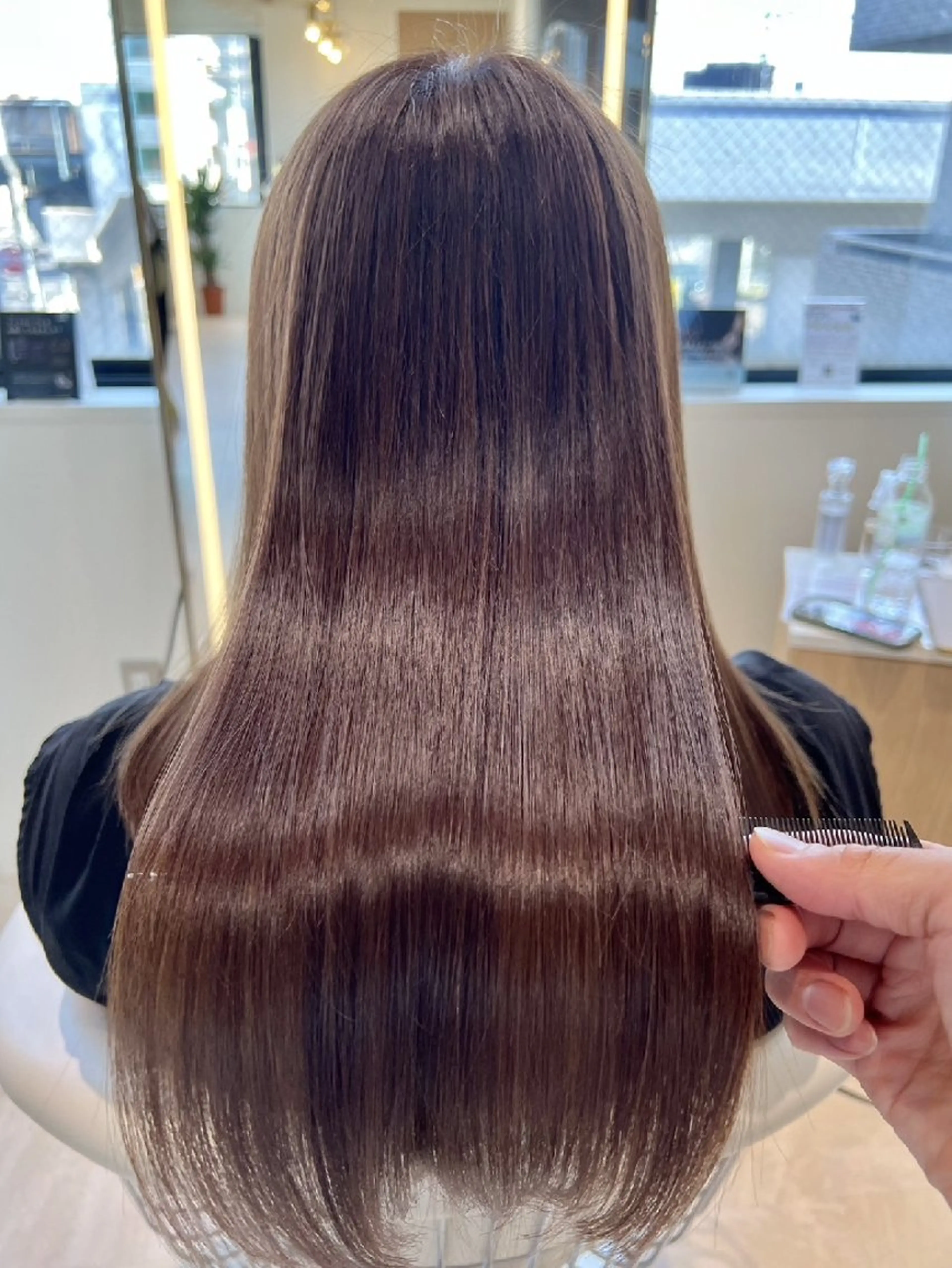 ロング カラー フカマチケイコ/本厚 木/ミディアム/艶髪のヘアスタイル