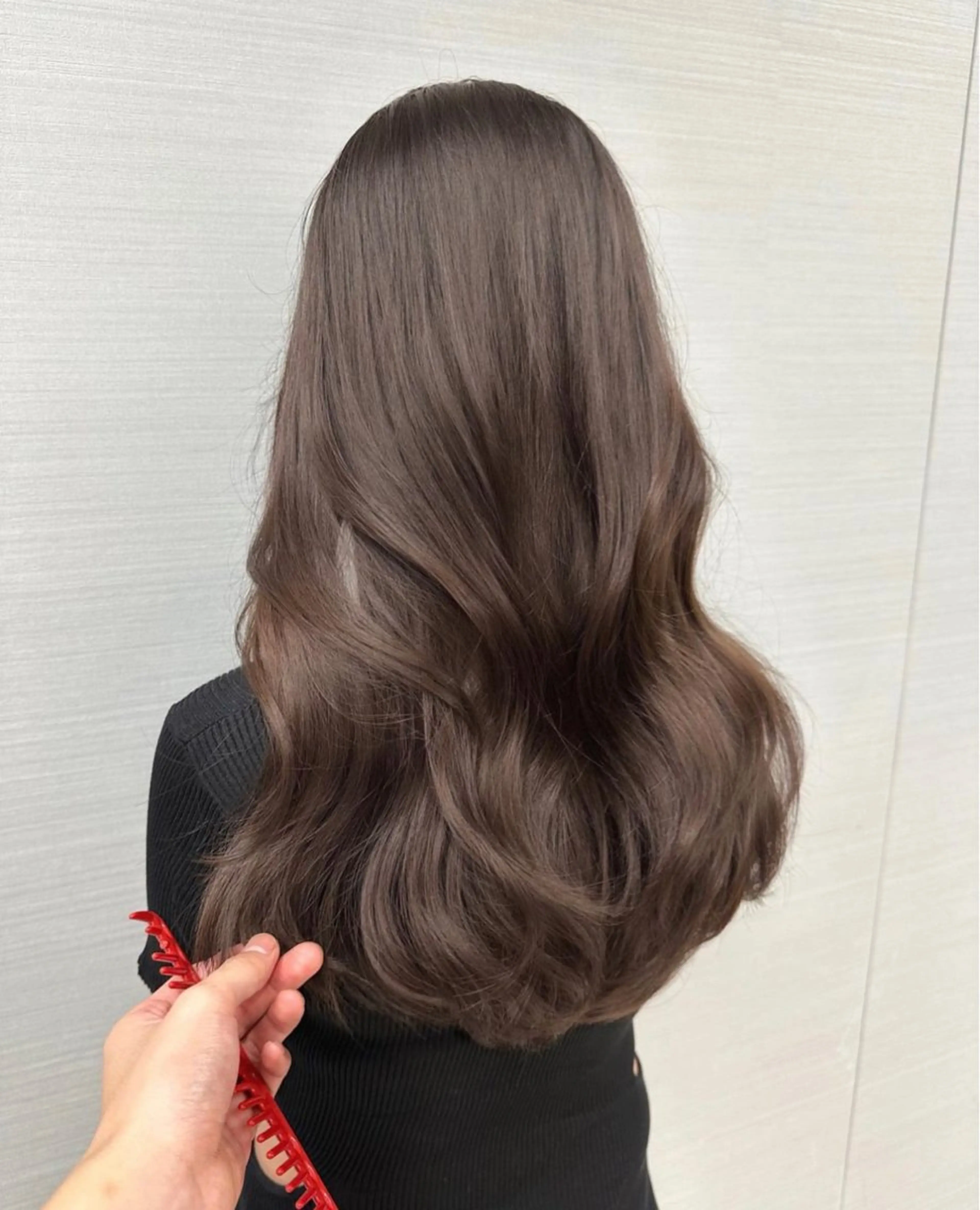 ミディアム カラー 韓国ヘア 店長NEGIのヘアスタイル