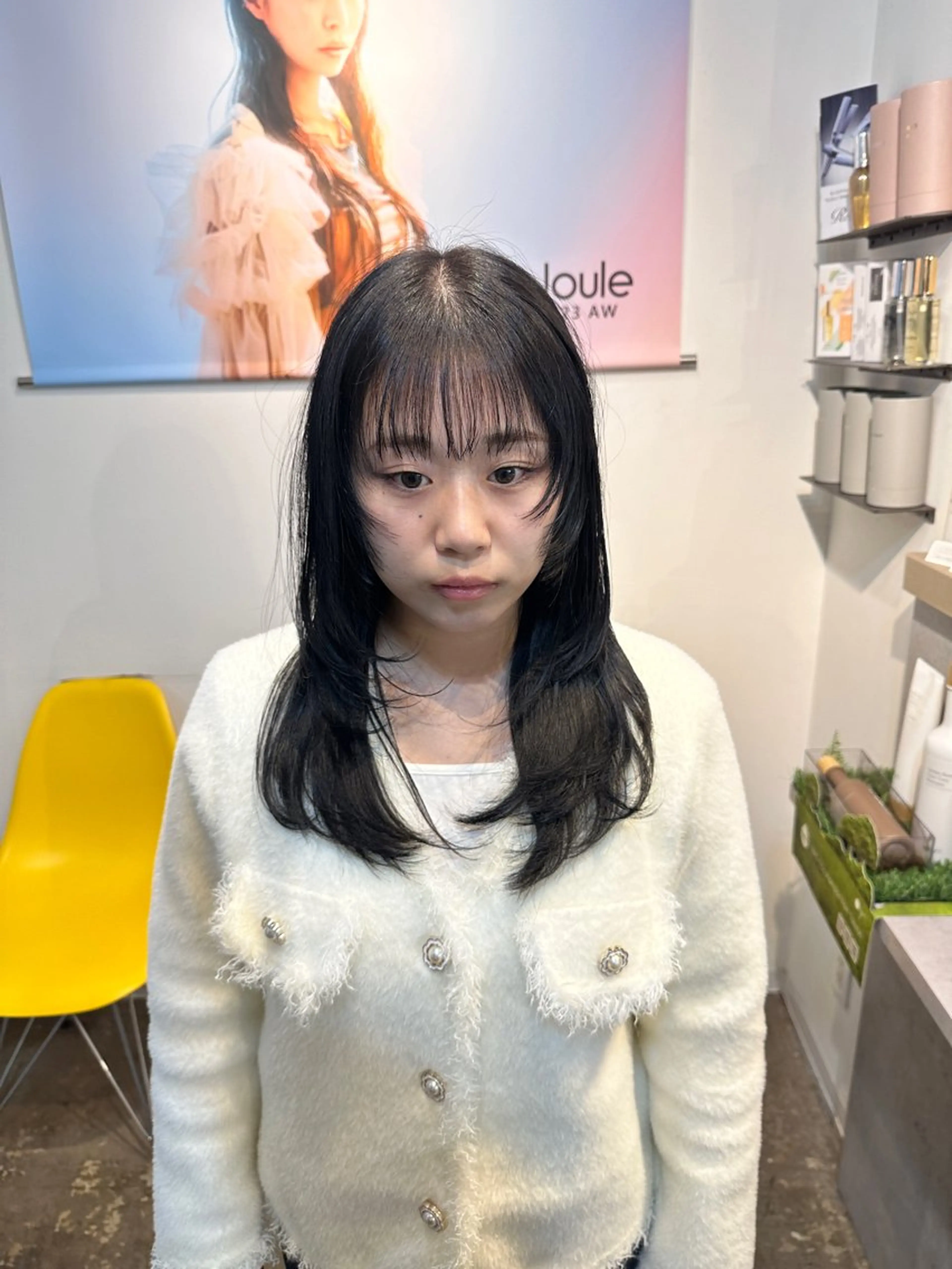 セミロング ボブ/ぱつっとボブ/ 谷口 海星のヘアスタイル