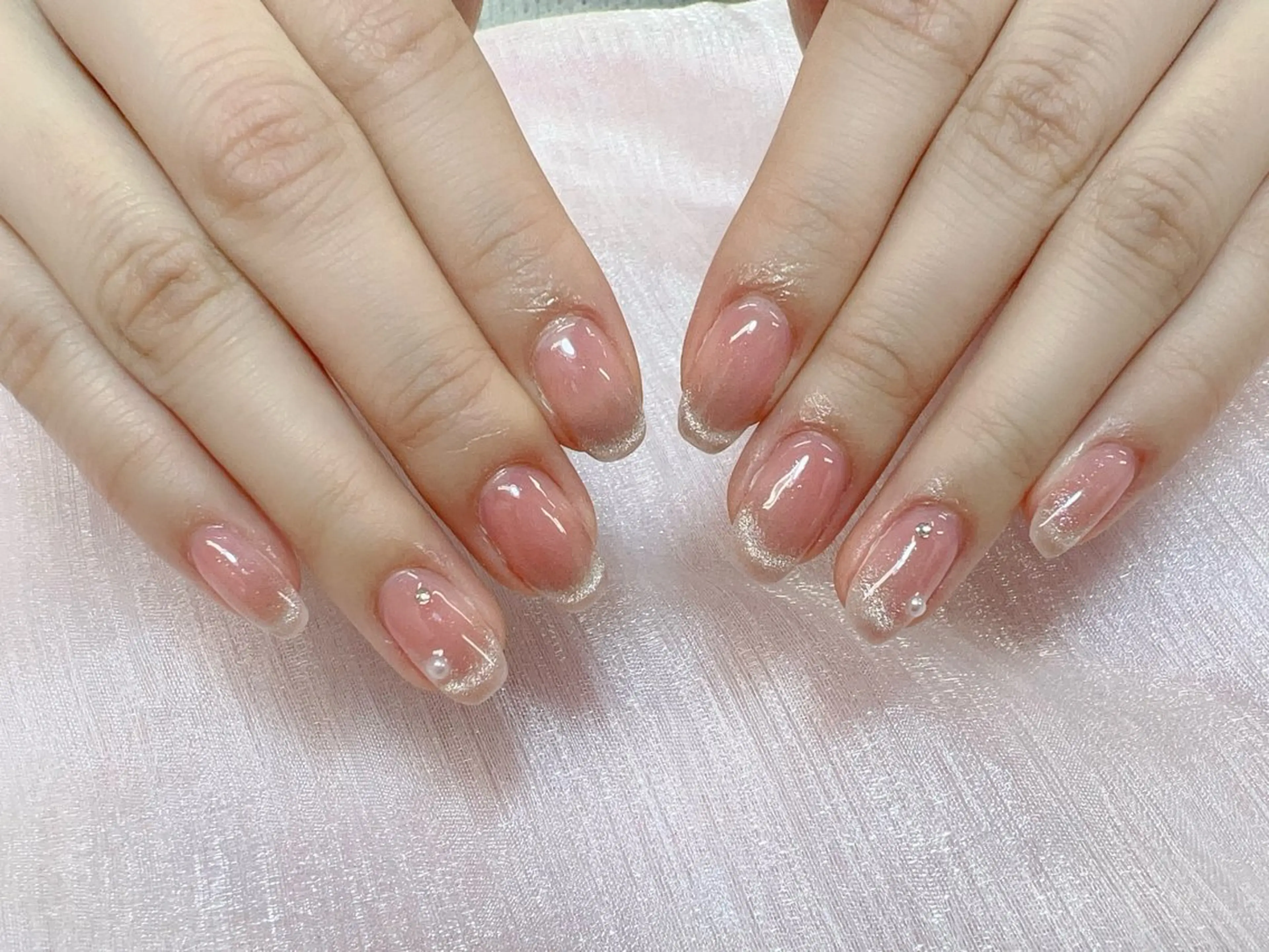 ネイル ストーンネイル ハンドネイル Beauty静 nailのネイルデザイン