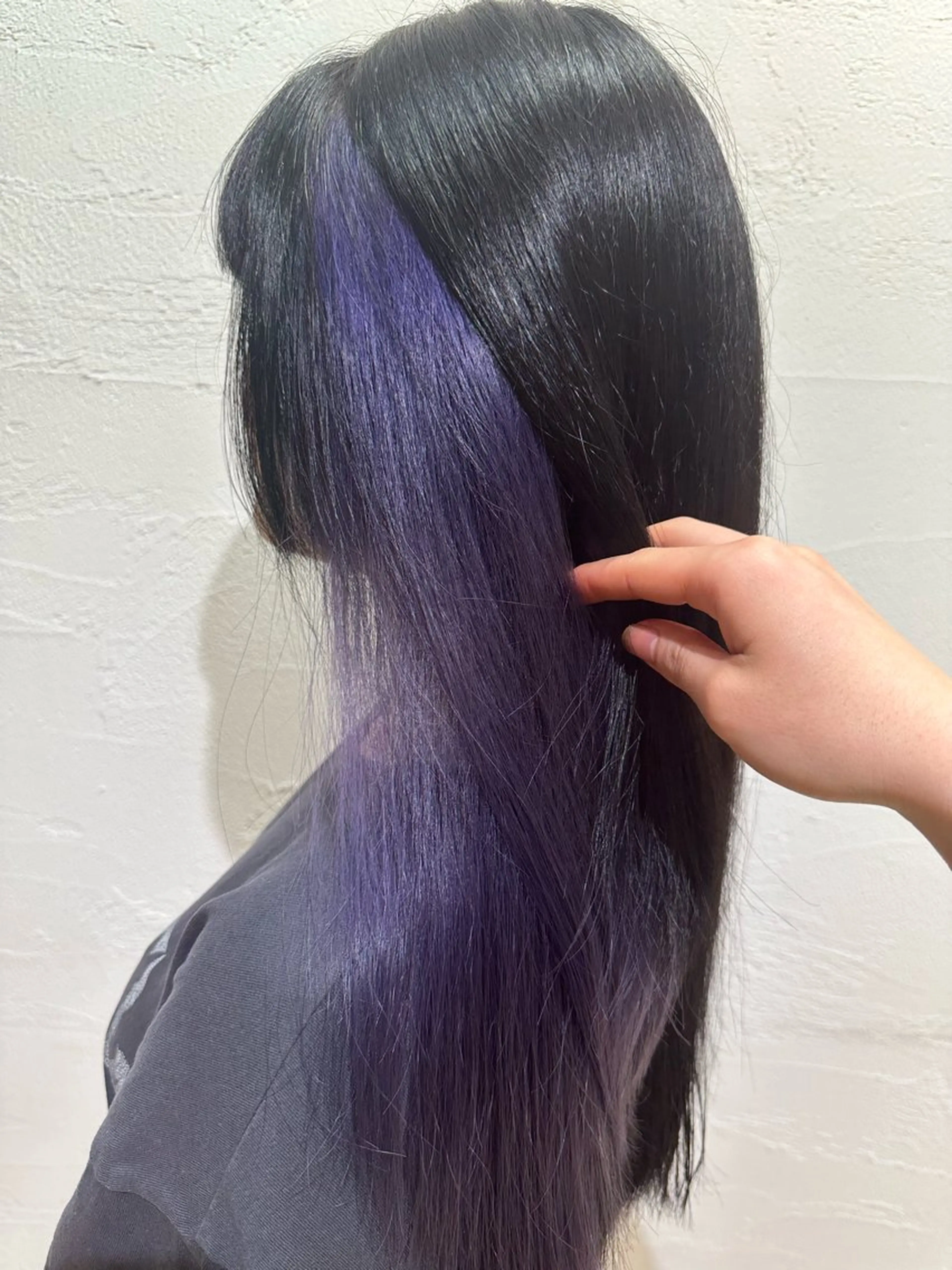 セミロング ヘアカラー トリートメント ブリーチカラーボブ sayo🧸🤎のヘアスタイル